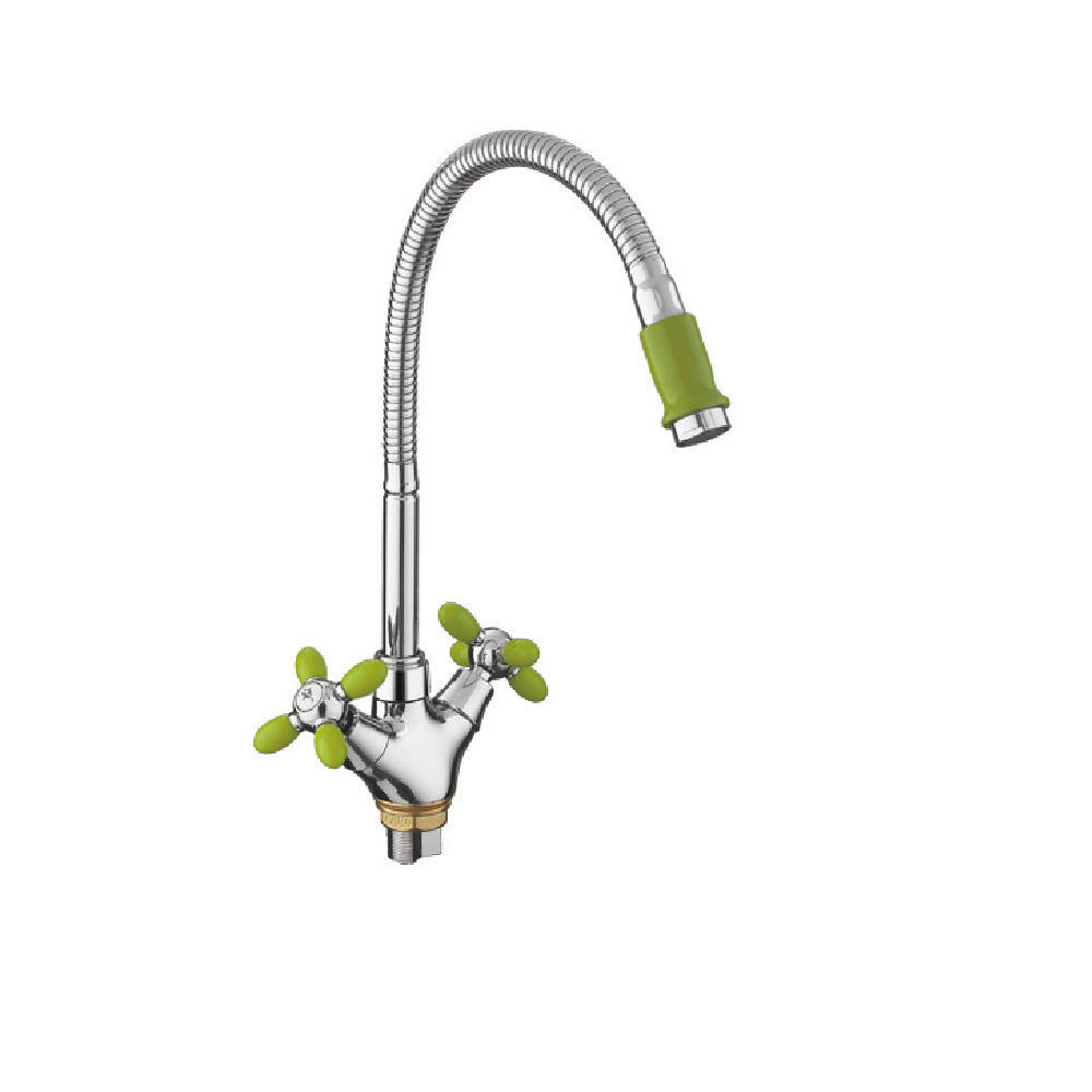 Изображение товара Fashun A43127-6 смеситель кухонный двухвентильный с гибким изливом