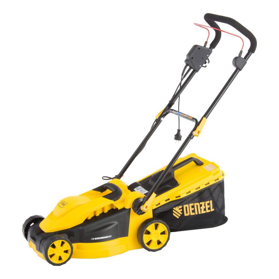 Изображение товара Электрическая газонокосилка DENZEL GM-1600 36 см 1600 Вт травосборник 35 л