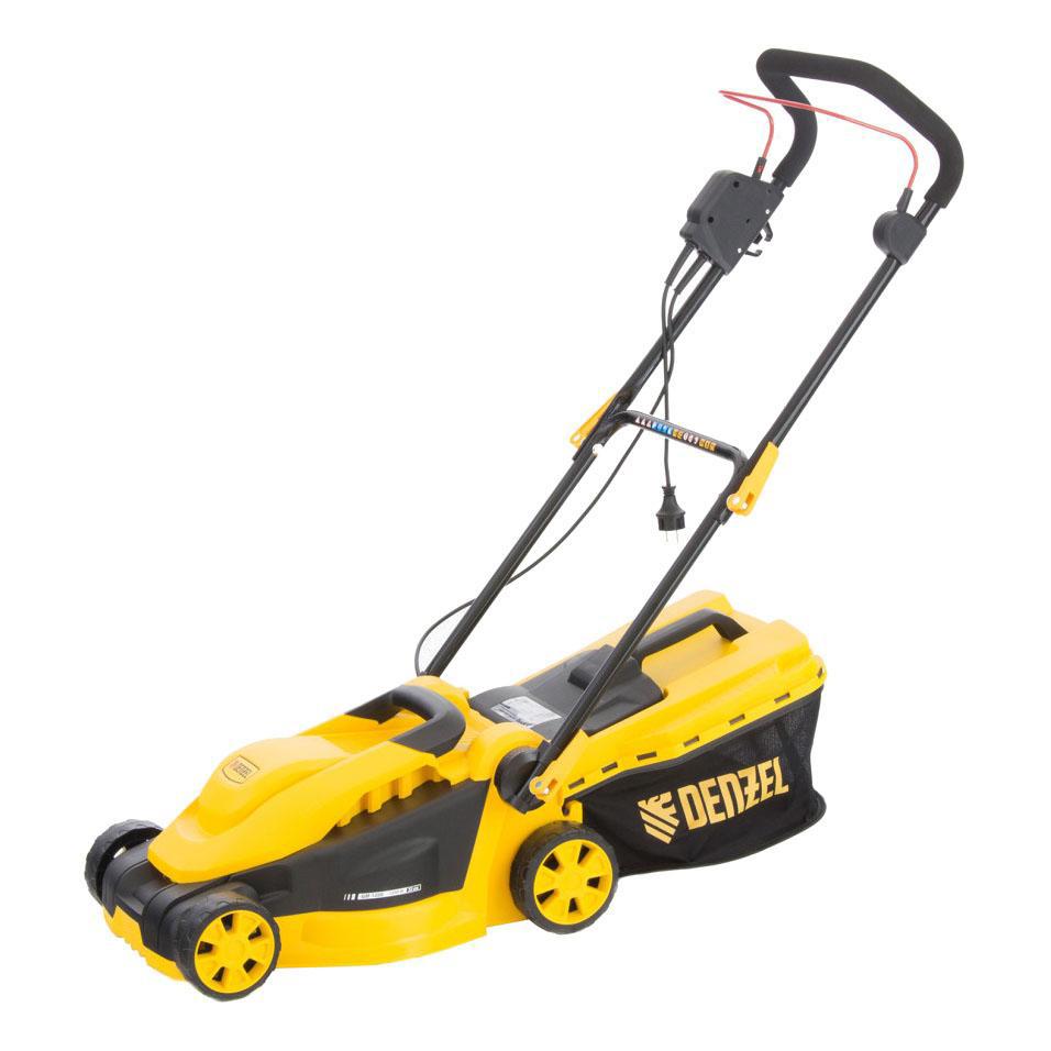 Изображение товара Газонокосилка электрическая DENZEL GM-1200 32 см регулировка высоты травы