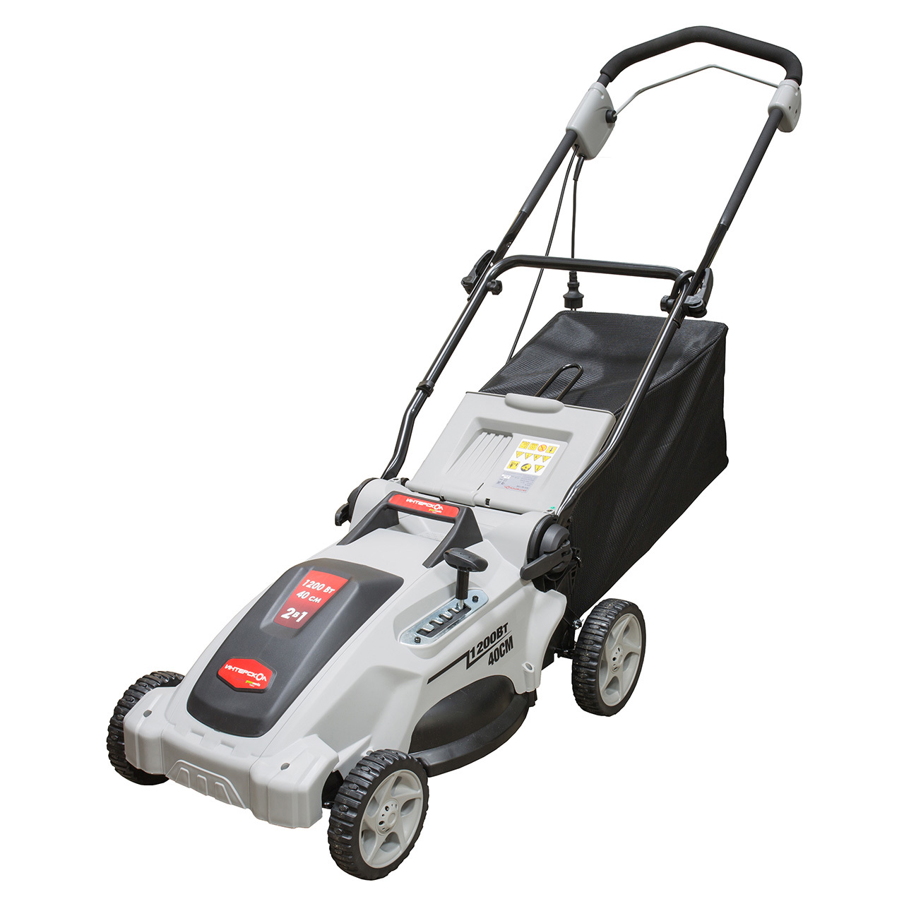 Изображение товара Газонокосилка электрическая Интерскол ГКЭ-40/1200 1000 Вт 40 см