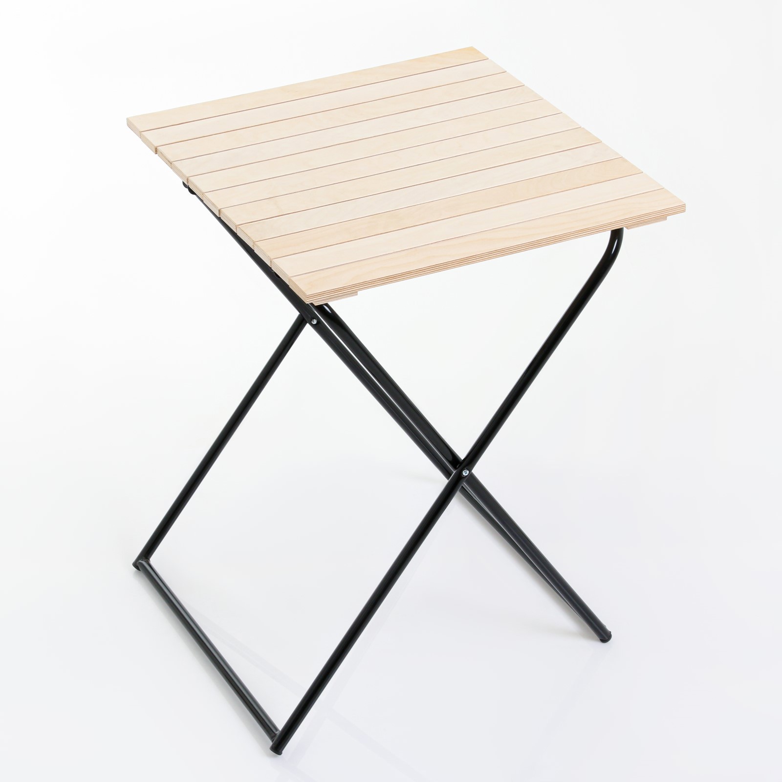 Изображение товара Нераздвижной садовый стол складной Вятские сани Престиж 114 см x 62 см x 76 см отсутствует бежевый