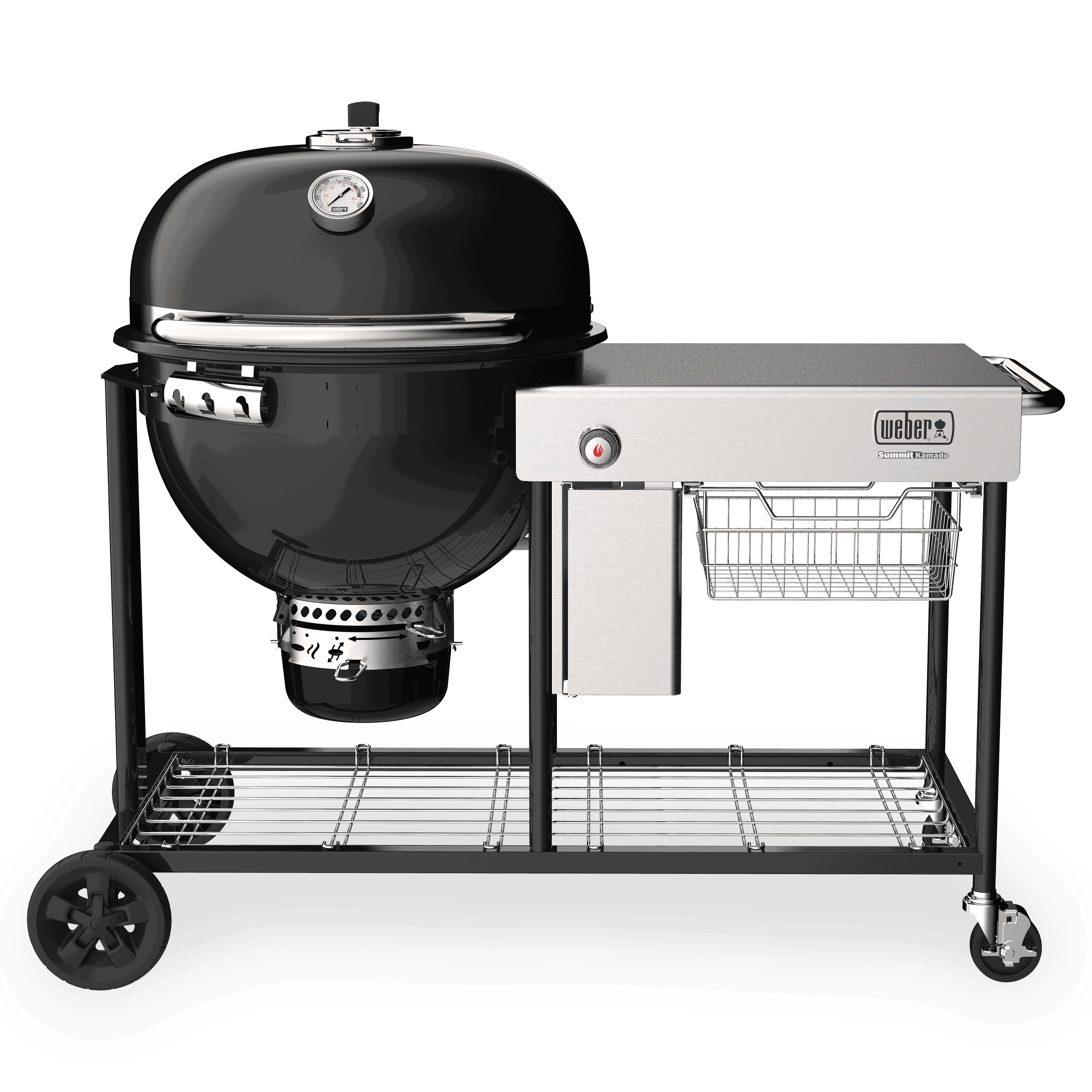 Изображение товара Угольный гриль Weber Summit Kamado S6 Grill Center 61 см черный Изображение товара Угольный гриль Weber Summit Kamado S6 Grill Center 61 см черный