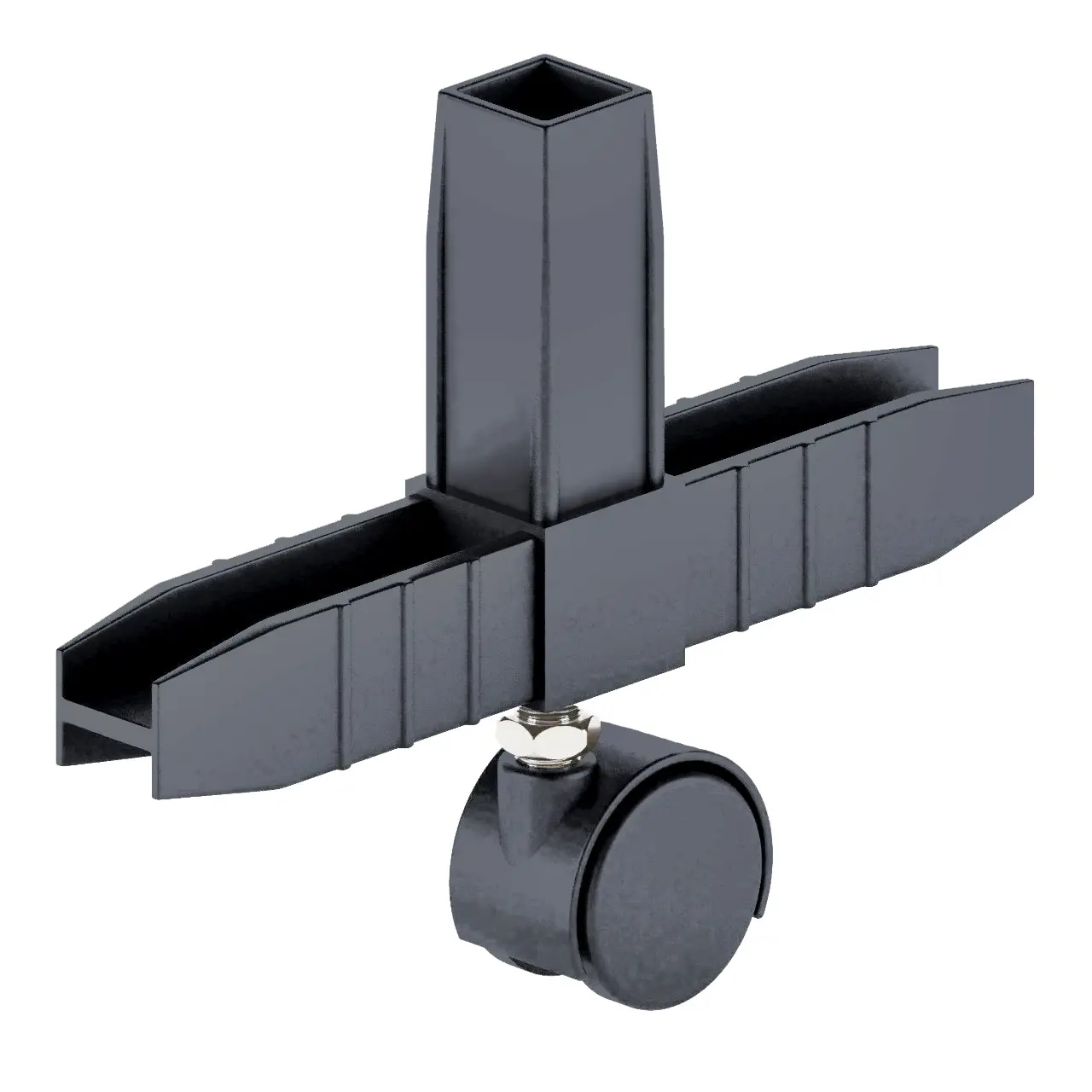 Коннектор 3 Лофт 2D с колесной опорой графит