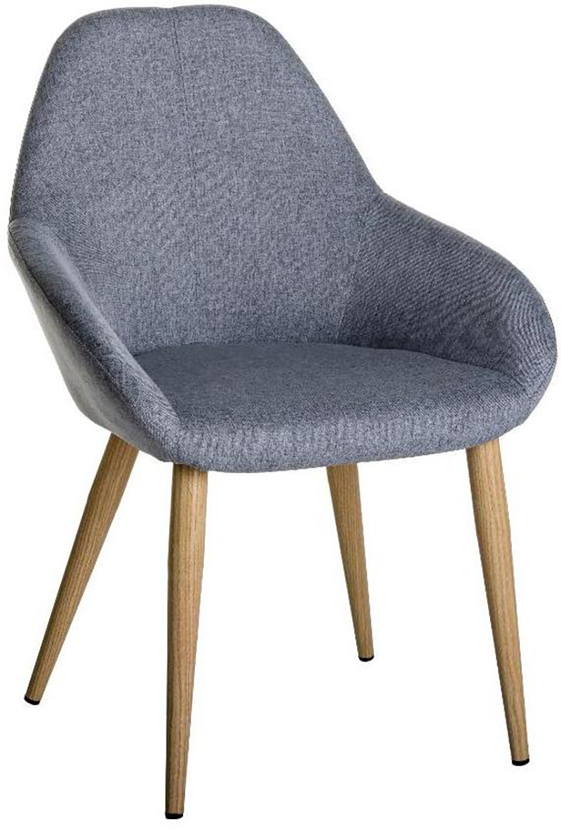 Изображение товара Кресло R-Home Kent 58.5x84x59.5 см серое стильное индустриальное