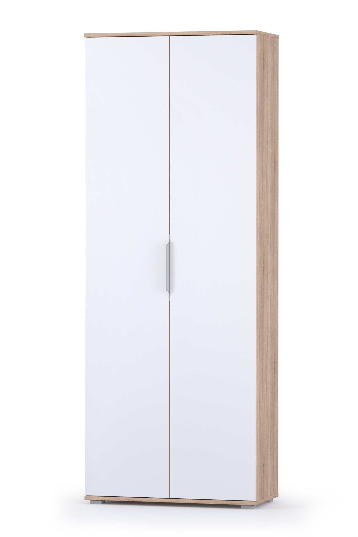 Изображение товара Шкаф распашной MOBI Куба 13.136 белый дуб сонома современный для дома