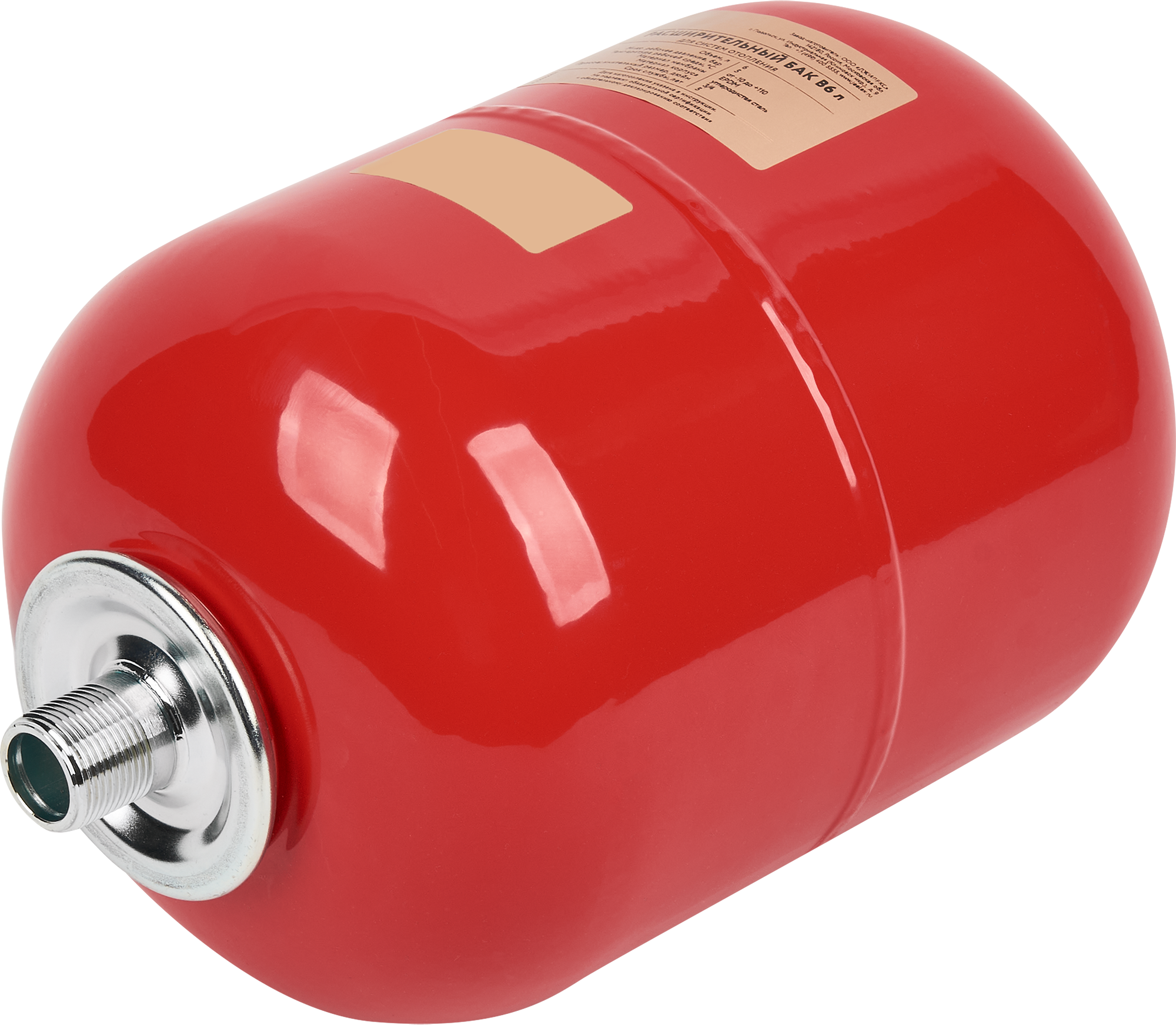 Изображение товара Расширительный бак 6 л фланец из оцинкованной стали для системы отопления