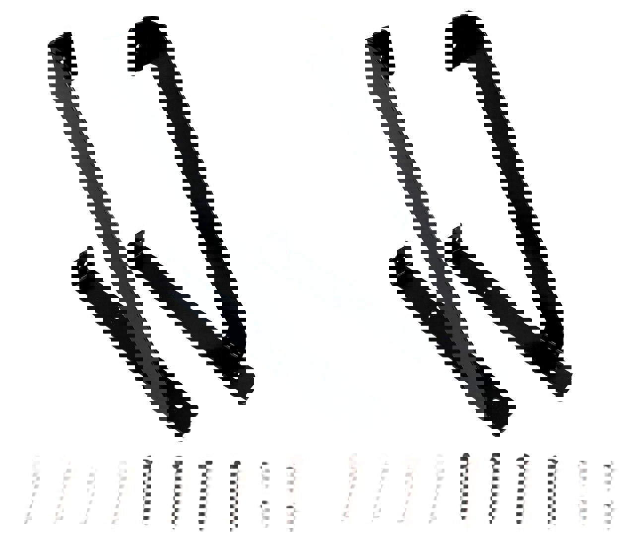 Изображение товара Кронштейны для полки на стену GOODEX Modena 3 металлические (сталь 1.5 мм) с порошковой окраской черные