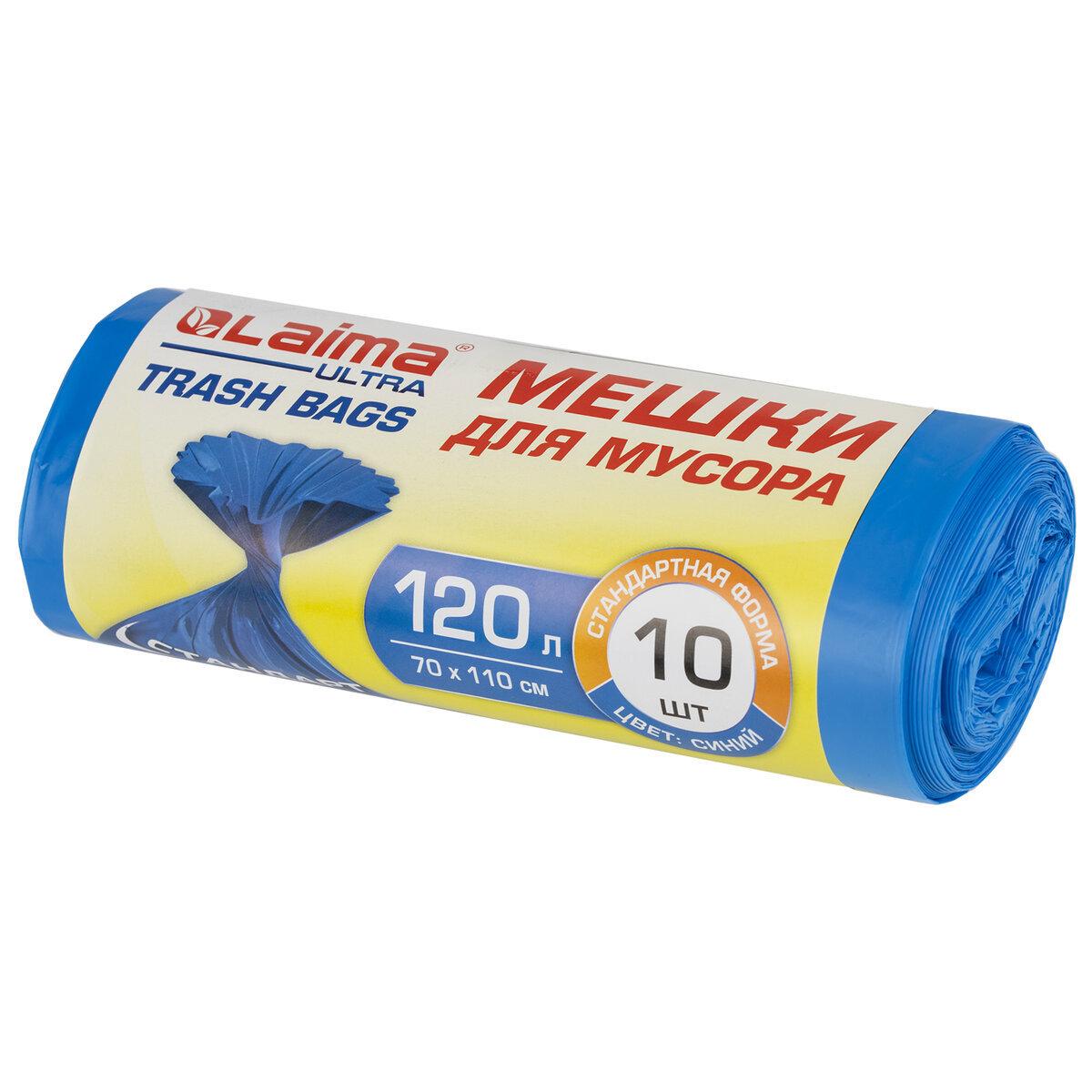 Изображение товара Мешки для мусора Laima Ultra 70x110 см особо прочные 120 л 10 шт Изображение товара Мешки для мусора Laima Ultra 70x110 см особо прочные 120 л 10 шт