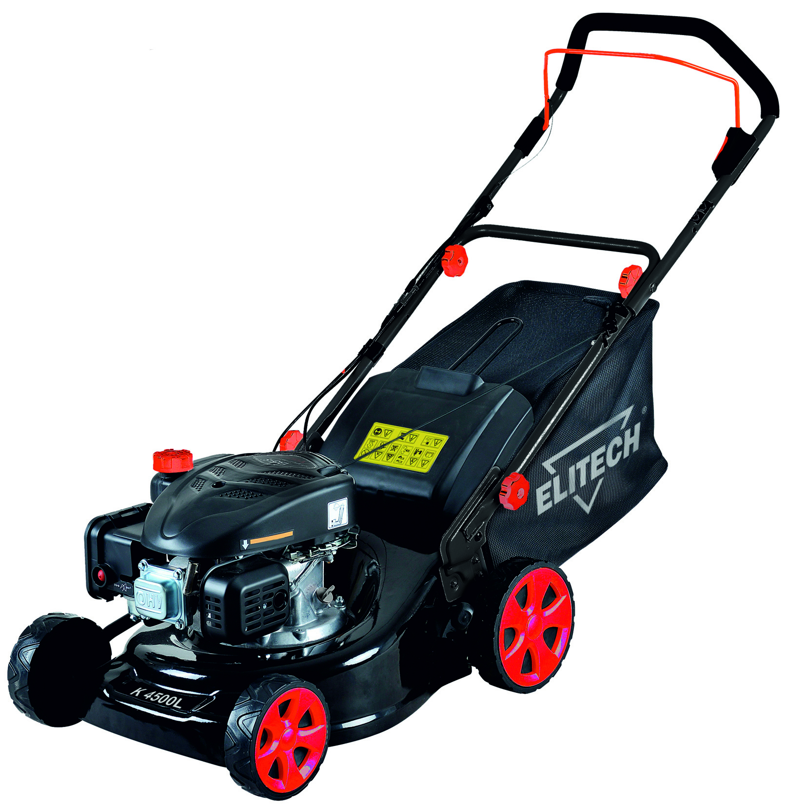 Изображение товара Газонокосилка бензиновая Elitech К 4500L 4л.с. 43 см для газона
