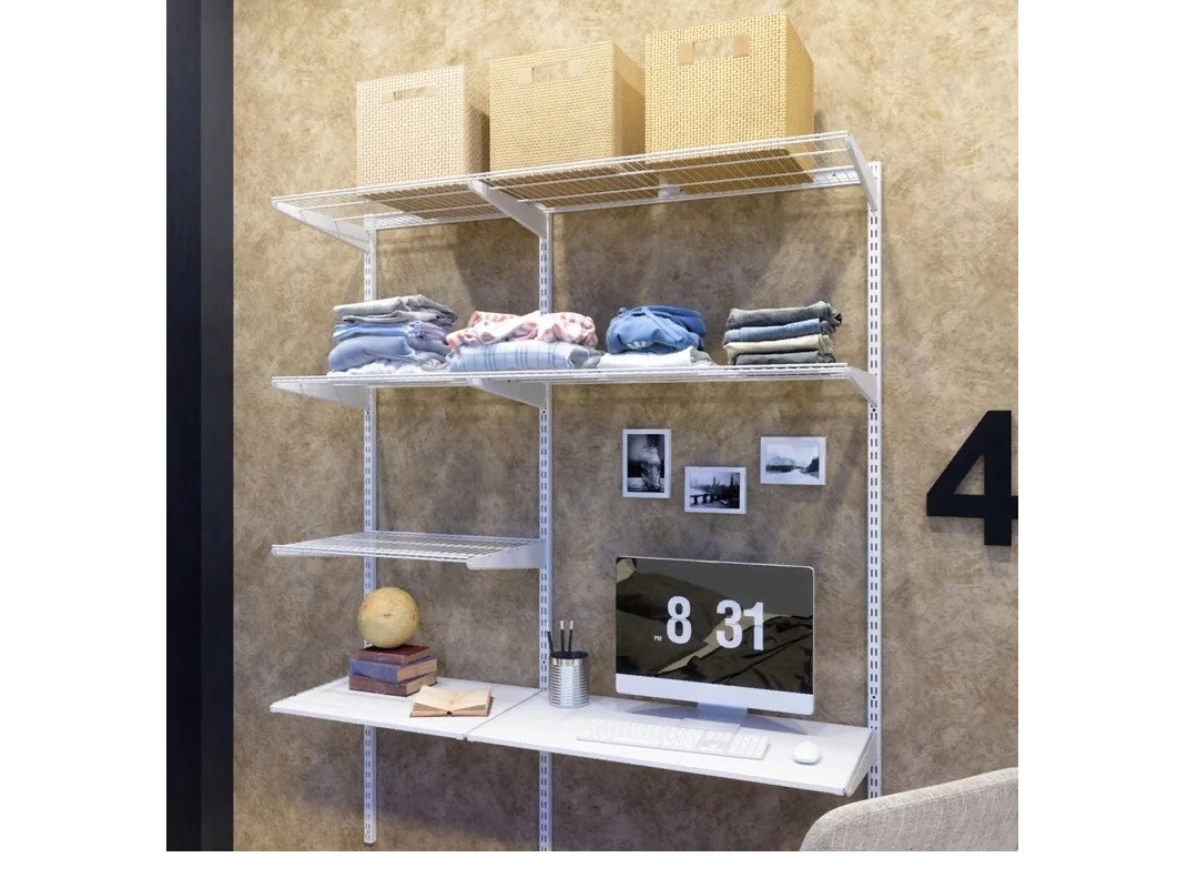 Изображение товара Гардероб Титан-gs T-GS-R2 156x205x45 см белый с регулируемой высотой