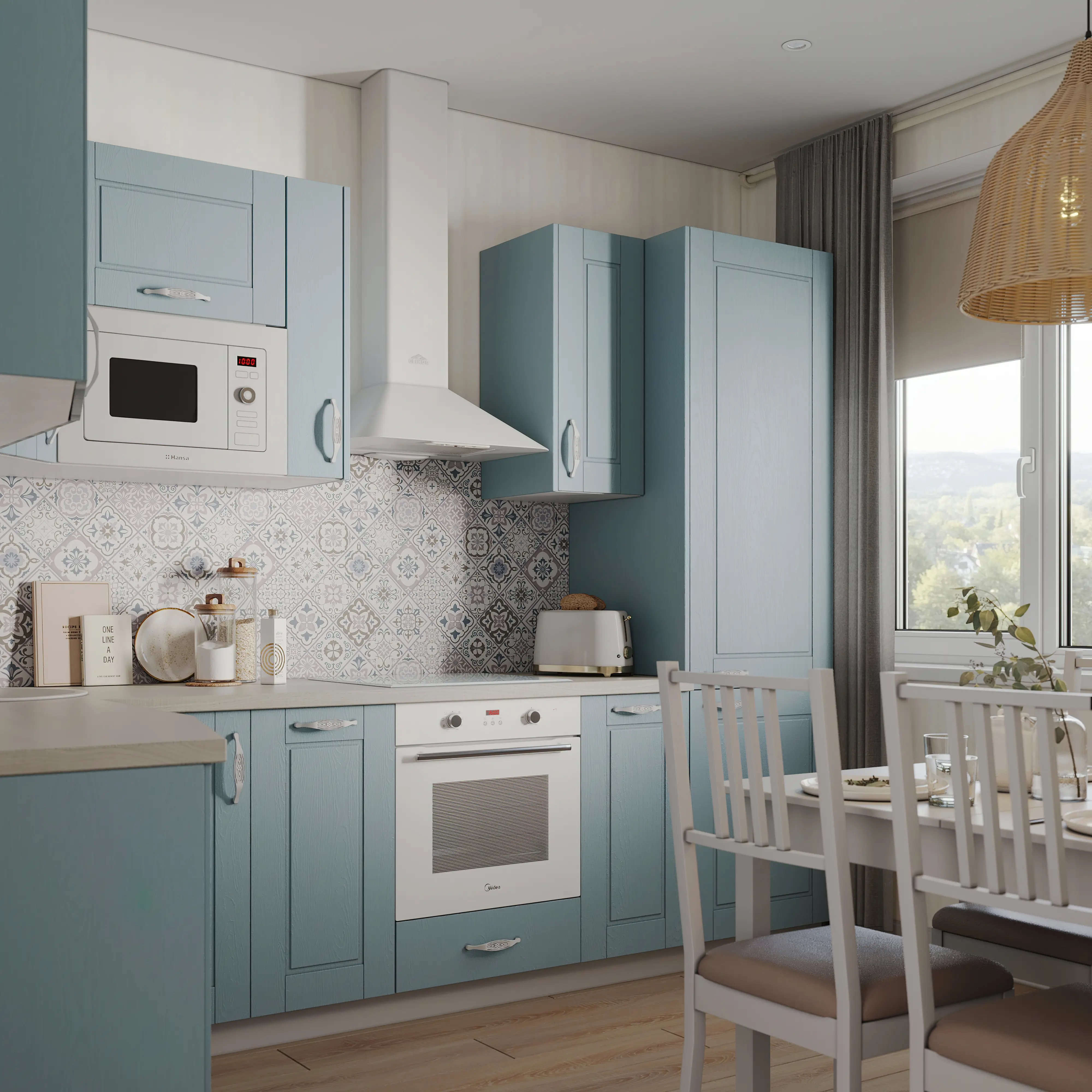 Вытяжка купольная Elikor Fleur 60 см цвет белый - 8