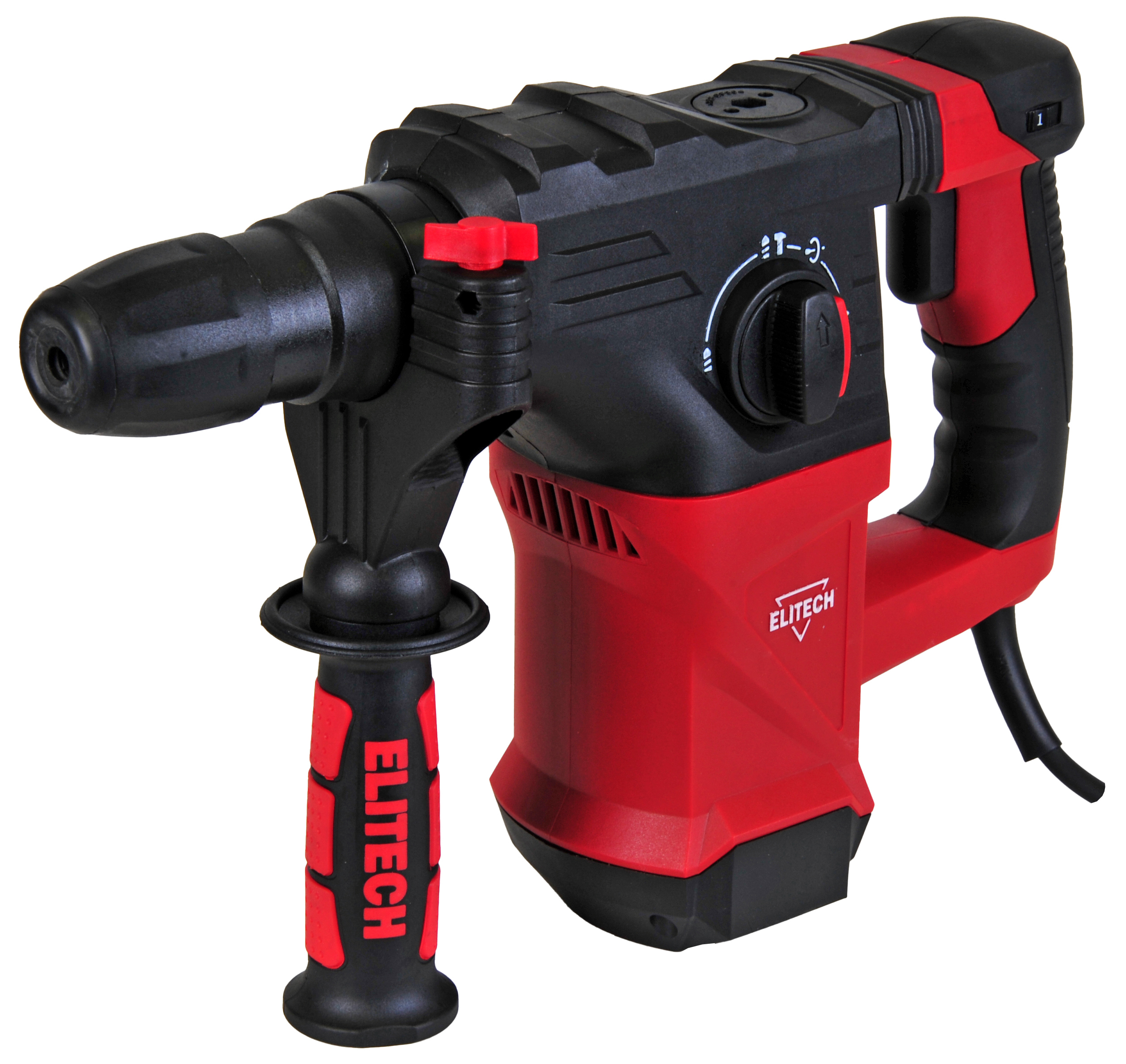 Изображение товара Перфоратор сетевой SDS-plus Elitech 1132ЭМ, 1100 Вт, 4.8 Дж Изображение товара Перфоратор сетевой SDS-plus Elitech 1132ЭМ, 1100 Вт, 4.8 Дж
