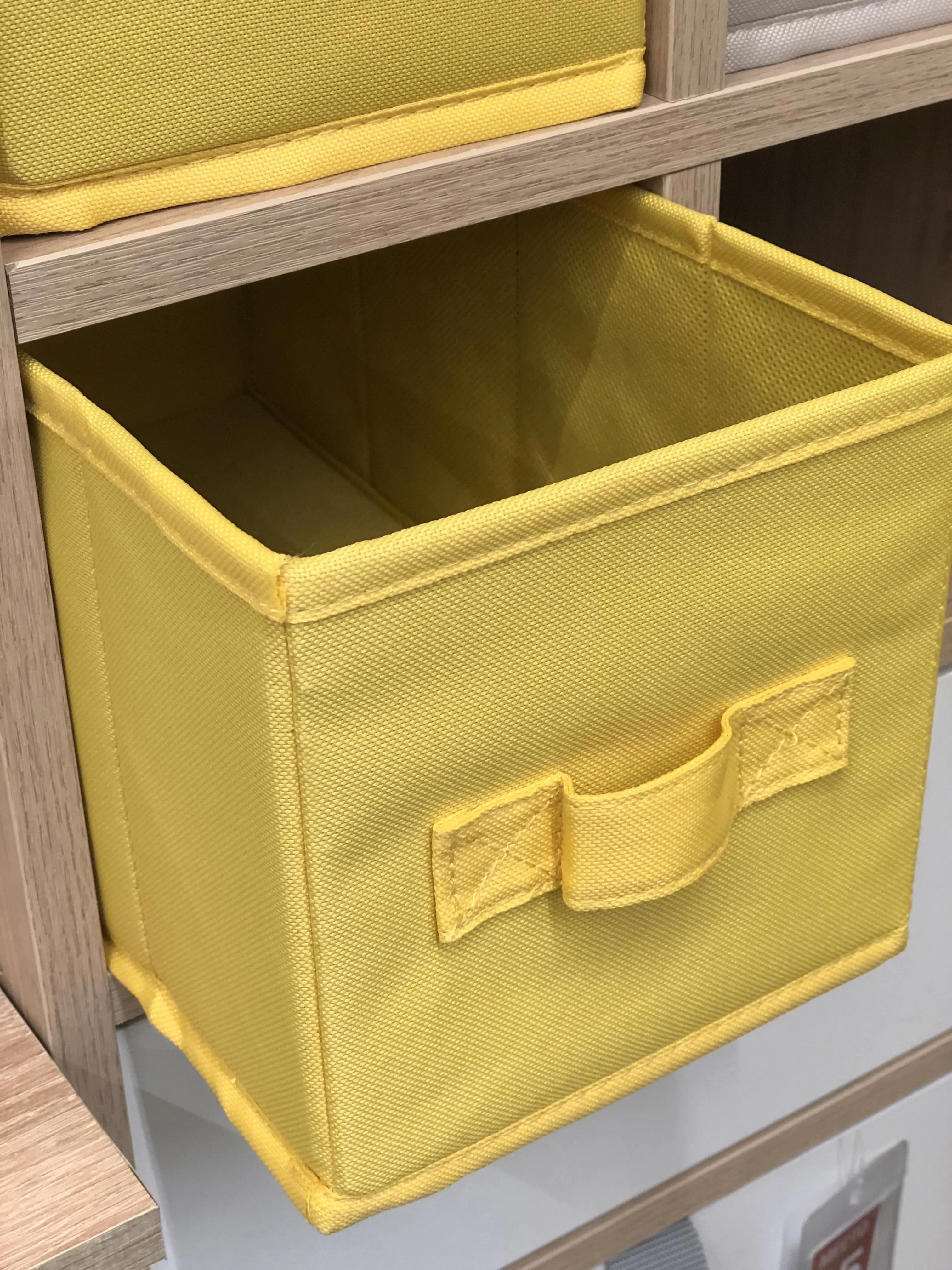Короб Spaceo KUB Banana 15x31x15 см 6.9 л полиэстер цвет жёлтый - 7