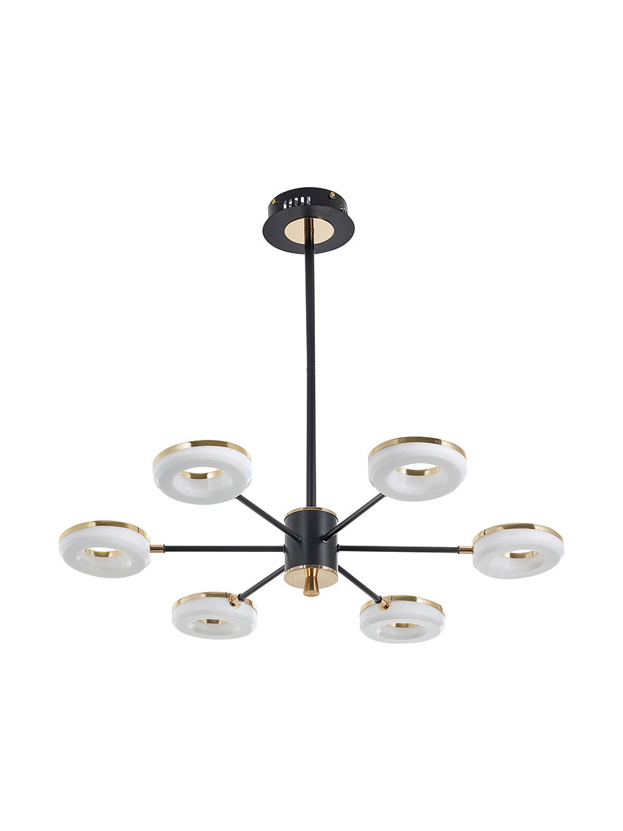 Изображение товара Светодиодная люстра на штанге Arte Perfetto Luce LED 108W черная