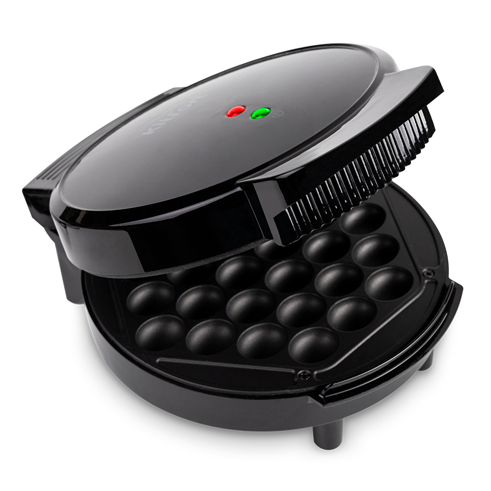 Изображение товара Электрическая вафельница Kitfort Кт-1665 для гонконгских вафель антипригарное покрытие черная