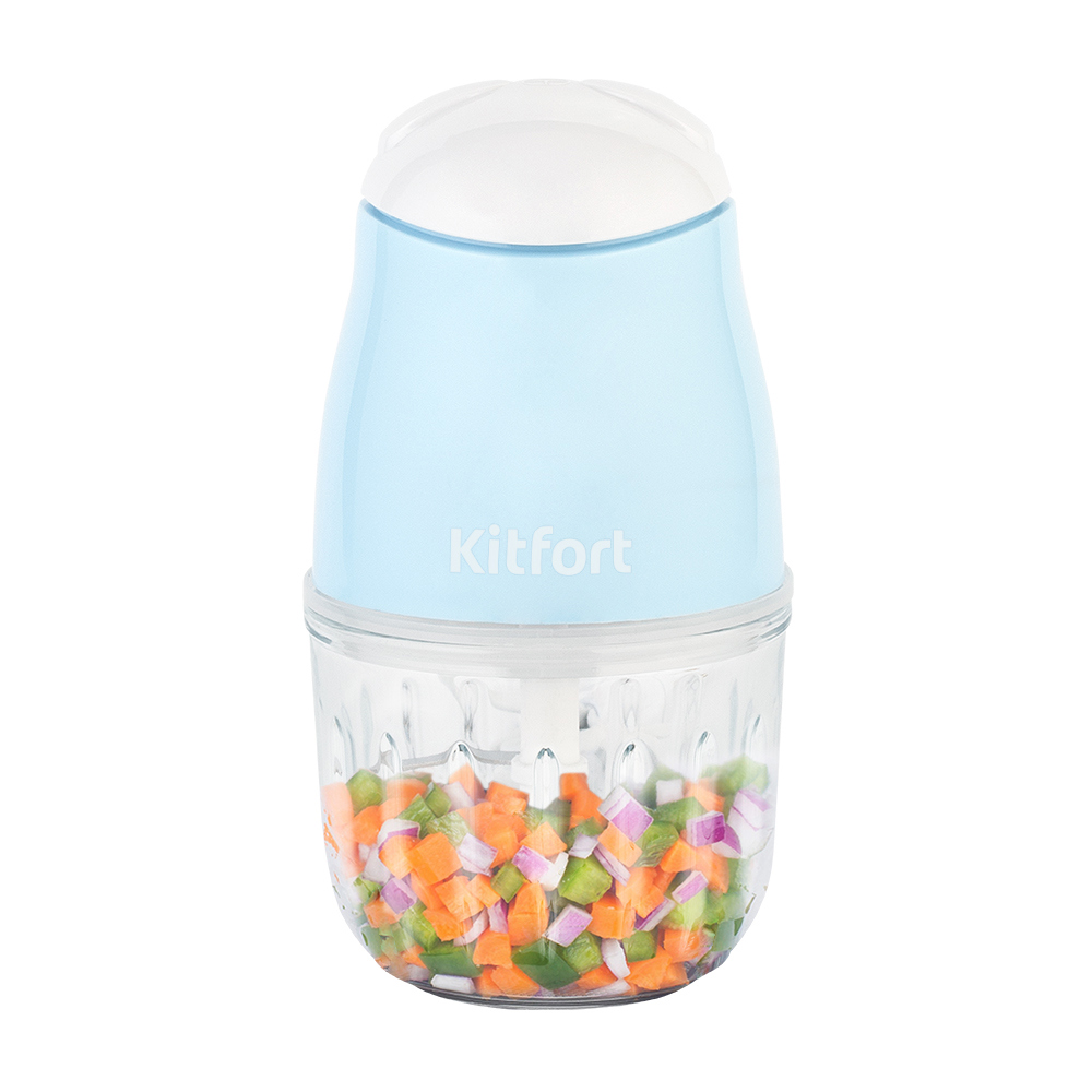 Изображение товара Электрический измельчитель Kitfort КТ-3092 200 Вт голубой компактный