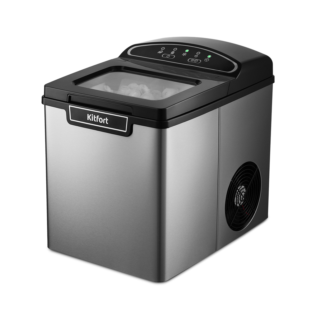 Изображение товара Ледогенератор Kitfort КТ-1807 серый для быстрого льда дома и в кафе