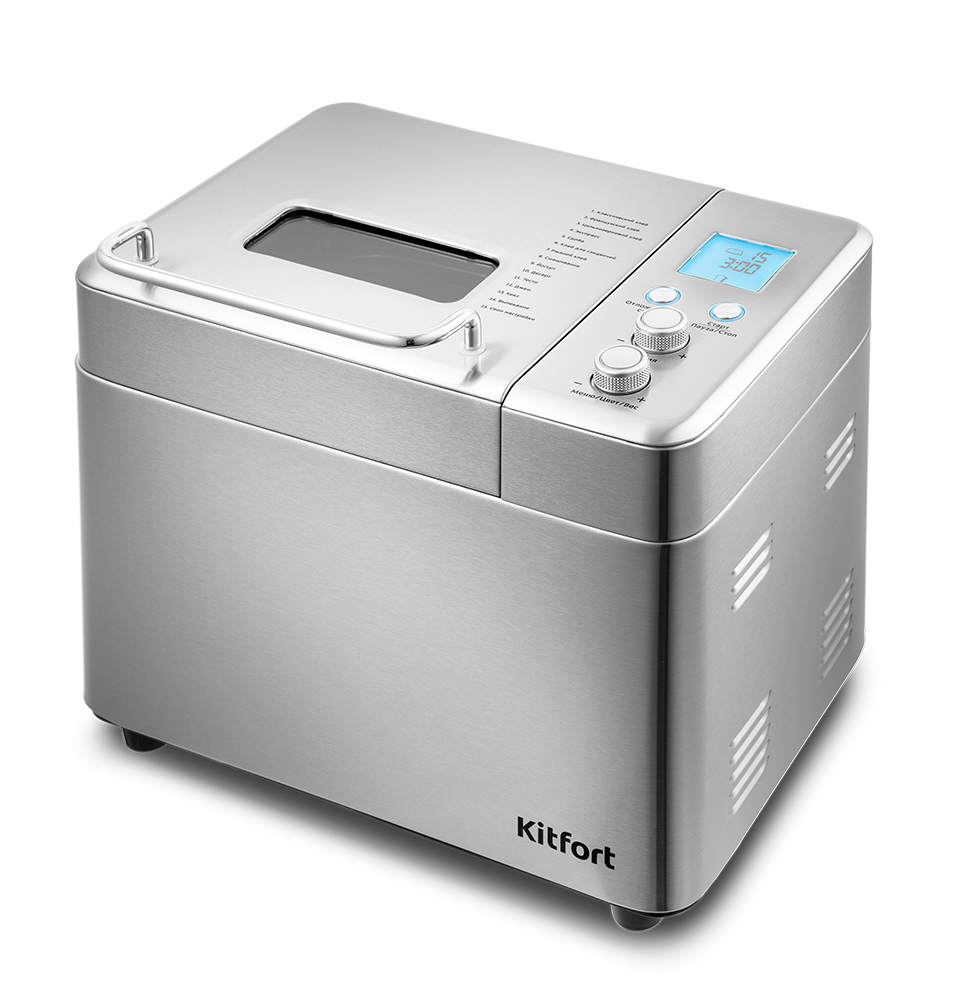 Изображение товара Хлебопечь Kitfort КТ-304 15 программ цвет сталь