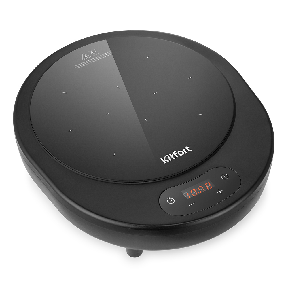 Изображение товара Индукционная настольная плита Kitfort КТ-157 1 конфорка черный