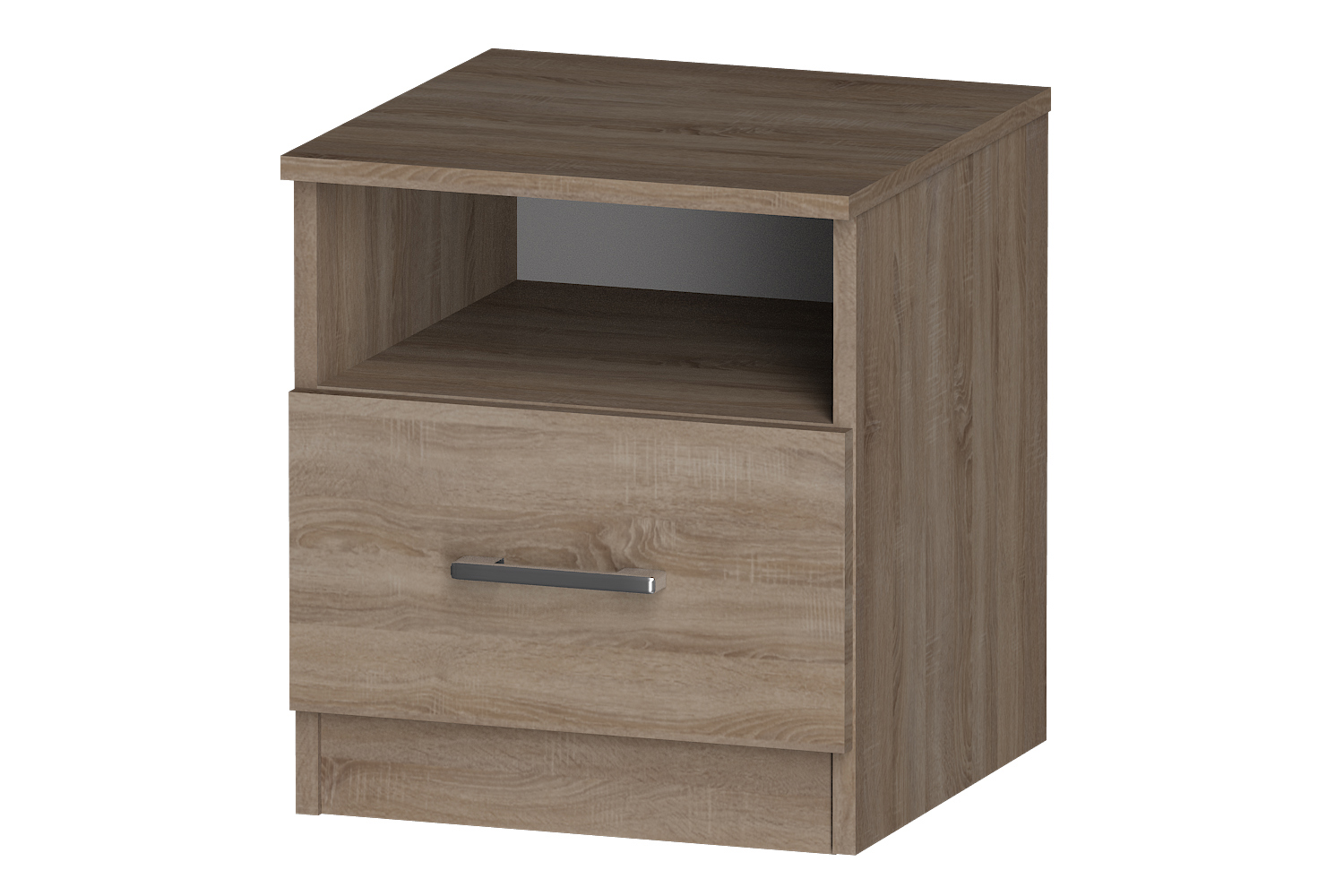 Изображение товара Тумба прикроватная Furnistyle ЛТМ-01 40x45x40 см с ящиком и цветом дуб сонома