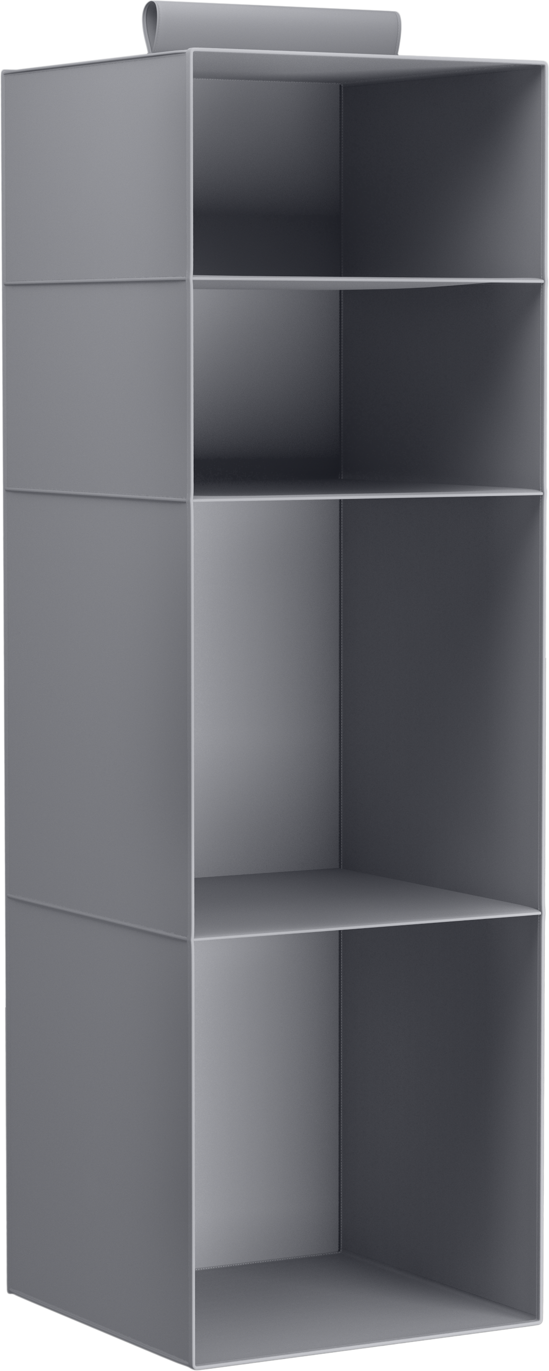 Органайзер подвесной Spaceo 4 отделений 30x94x30 см полиэстер цвет гранит