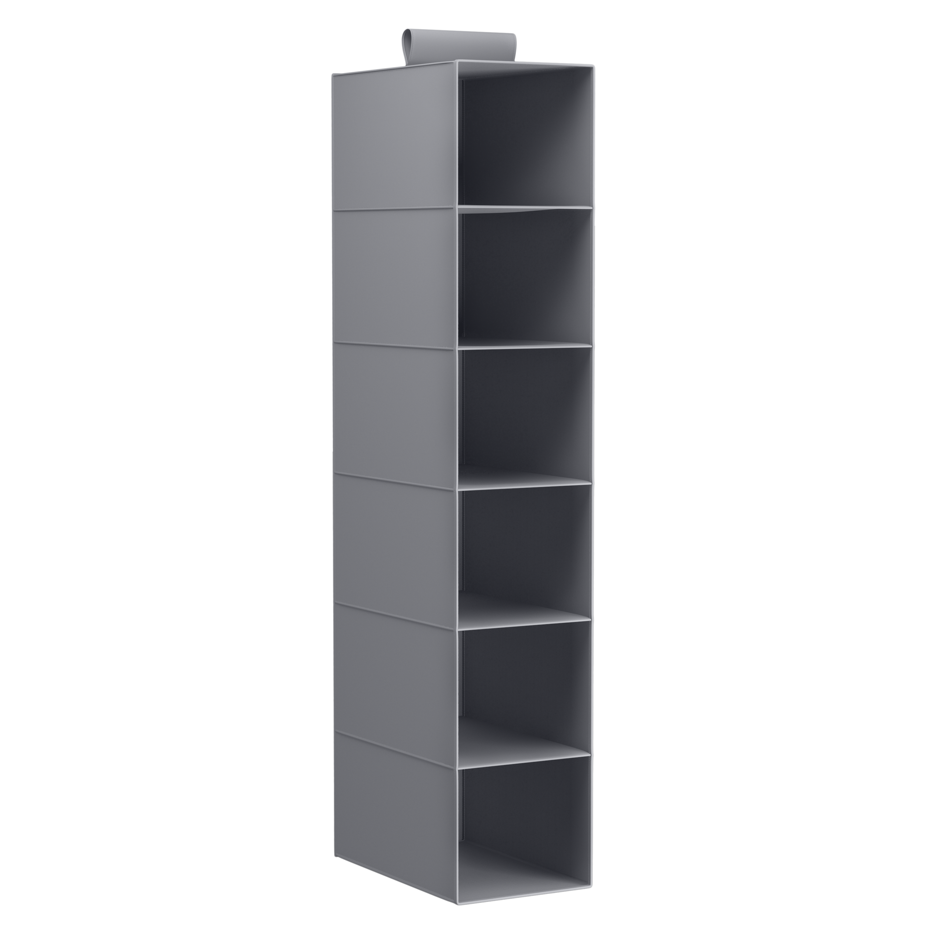 Органайзер подвесной Spaceo 6 отделений 18x94x30 см полиэстер цвет гранит