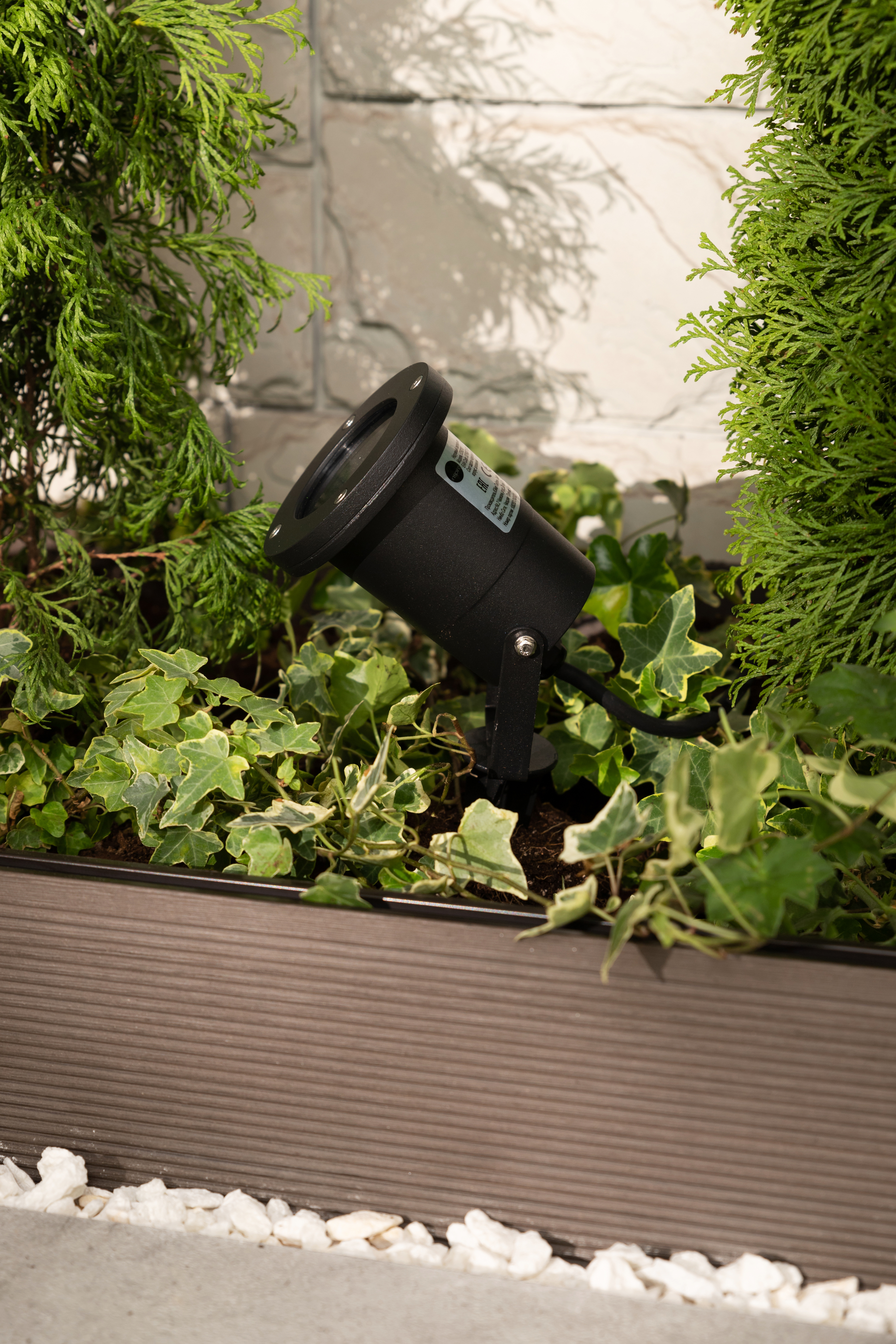 Изображение товара Садово-парковый светильник Inspire Ada IP65 с лампой GU10 28 Вт черный уличный встраиваемый