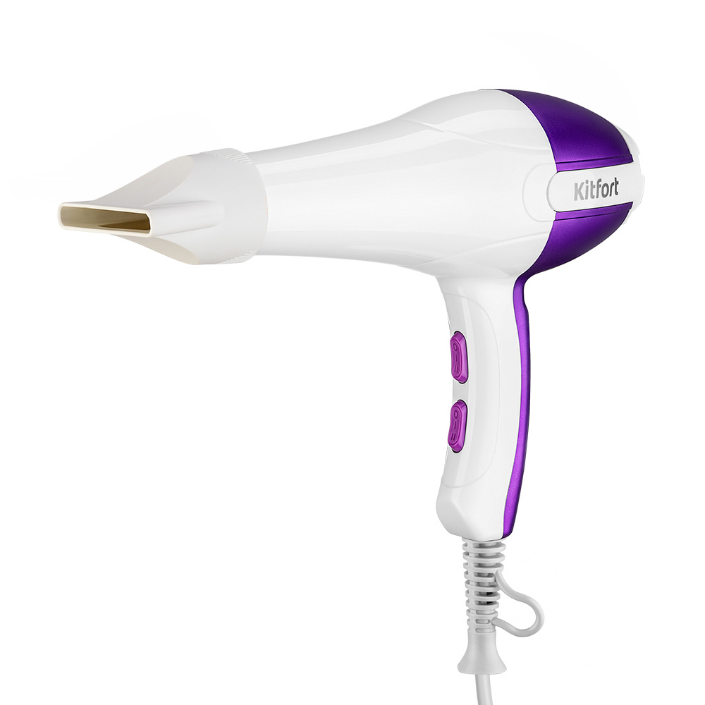 Изображение товара Фен KITFORT КТ-3202 1200 Вт с насадкой концентратор и регулировками