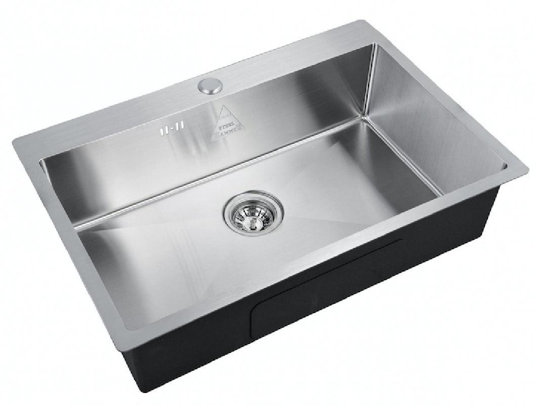 Изображение товара Мойка Steel Hammer Sink SH 7551 75x51x20см прямоугольник нержавеющая сталь цвет нержавеющая сталь