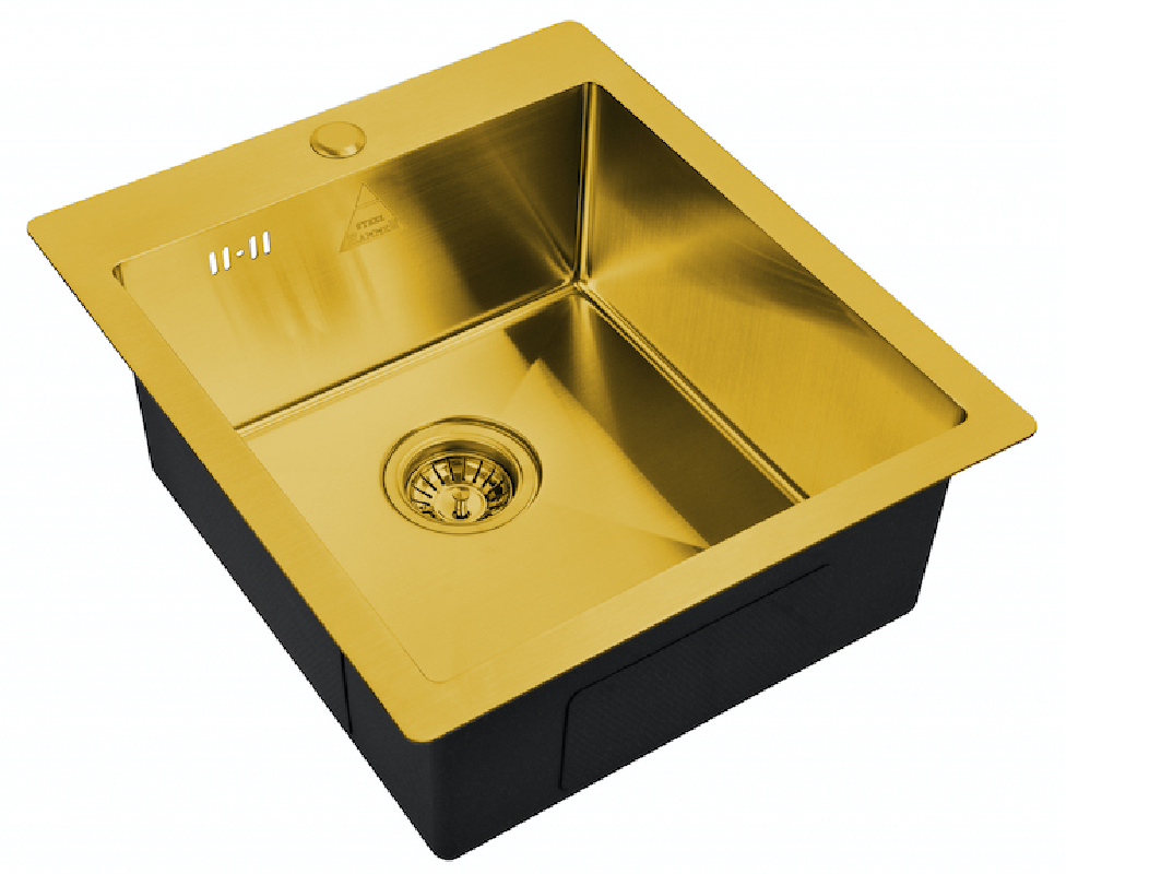 Изображение товара Мойка Steel Hammer Sink SH 4551 BRONZE 45x51x20см квадрат нержавеющая сталь цвет бронза