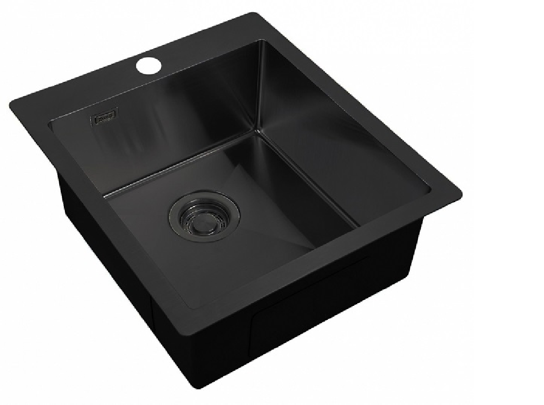 Изображение товара Мойка Steel Hammer Sink ZL R 450510 GRAFIT 45x51x20см квадрат нержавеющая сталь цвет графит