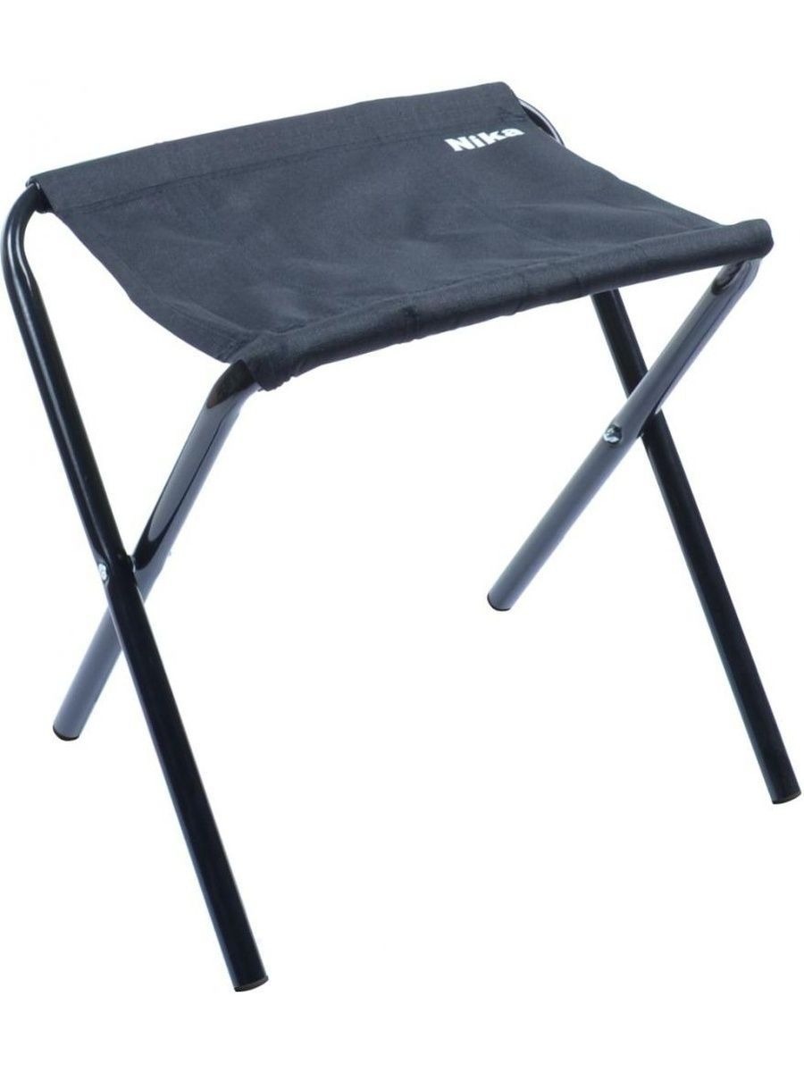 Изображение товара Складной садовый стул Nika из металла черный туристический легкий и компактный