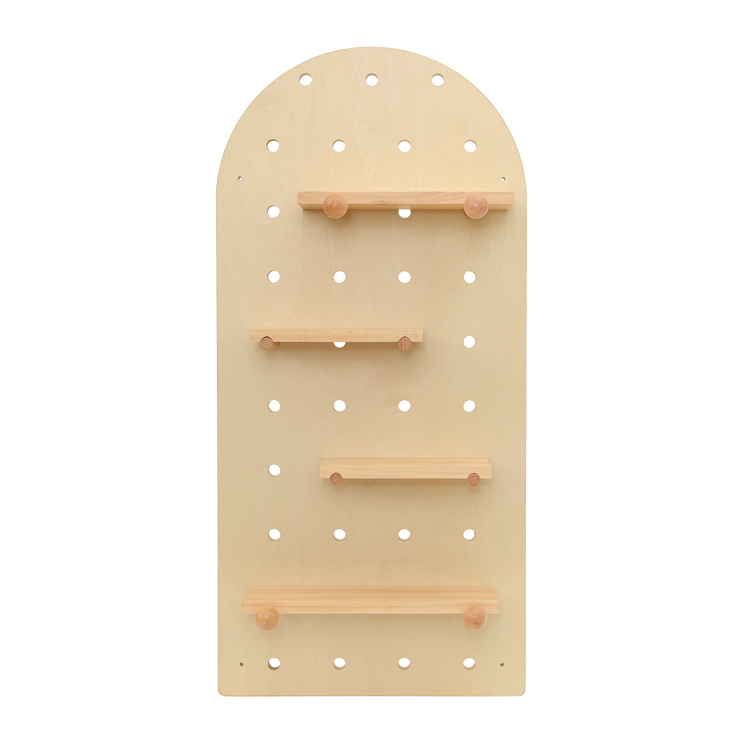 Изображение товара Настенная полка Bergenson Bjorn 38x15 см светлое дерево лакированная