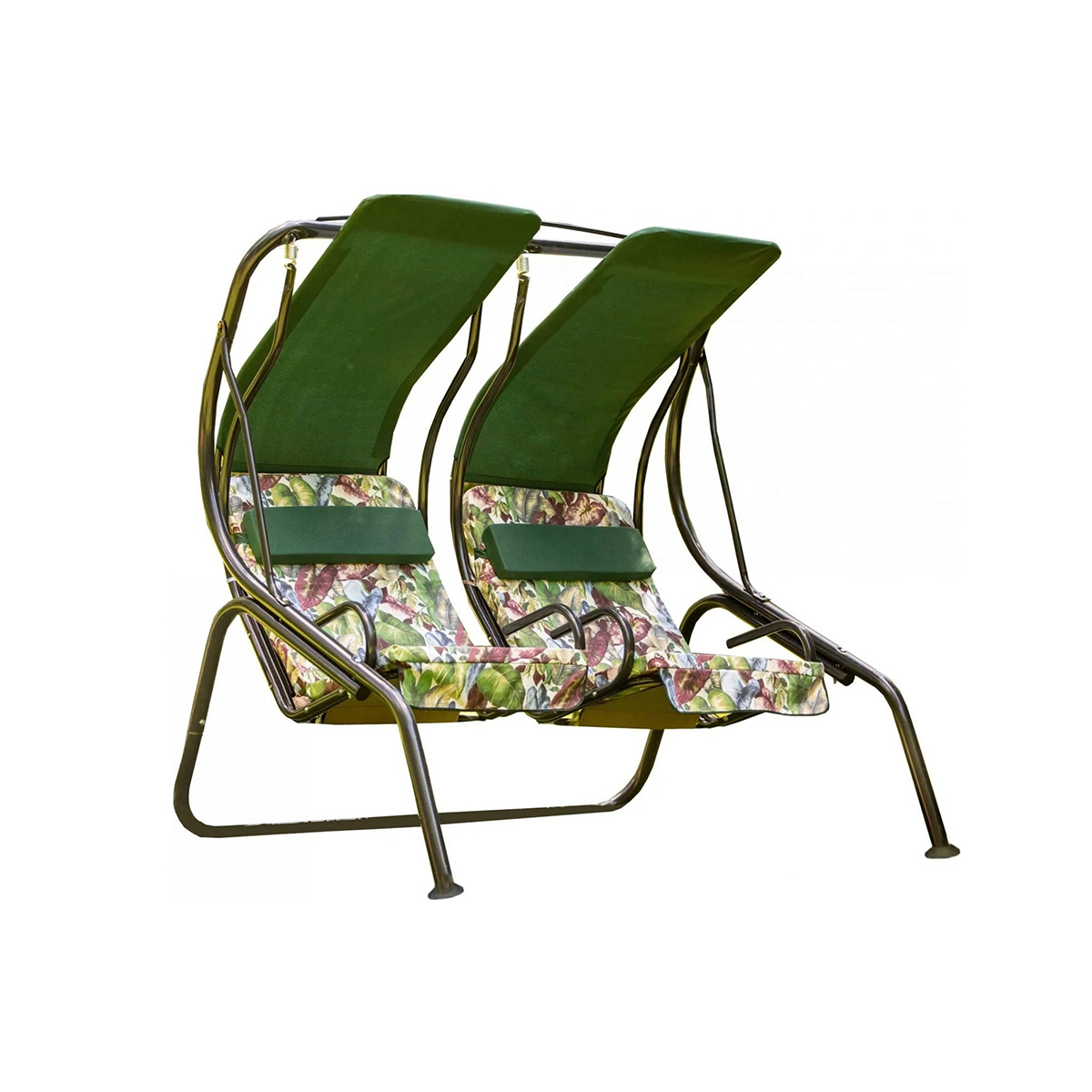 Изображение товара Качели садовые Olsa Марио двухместные до 280 кг разноцветные с тентом