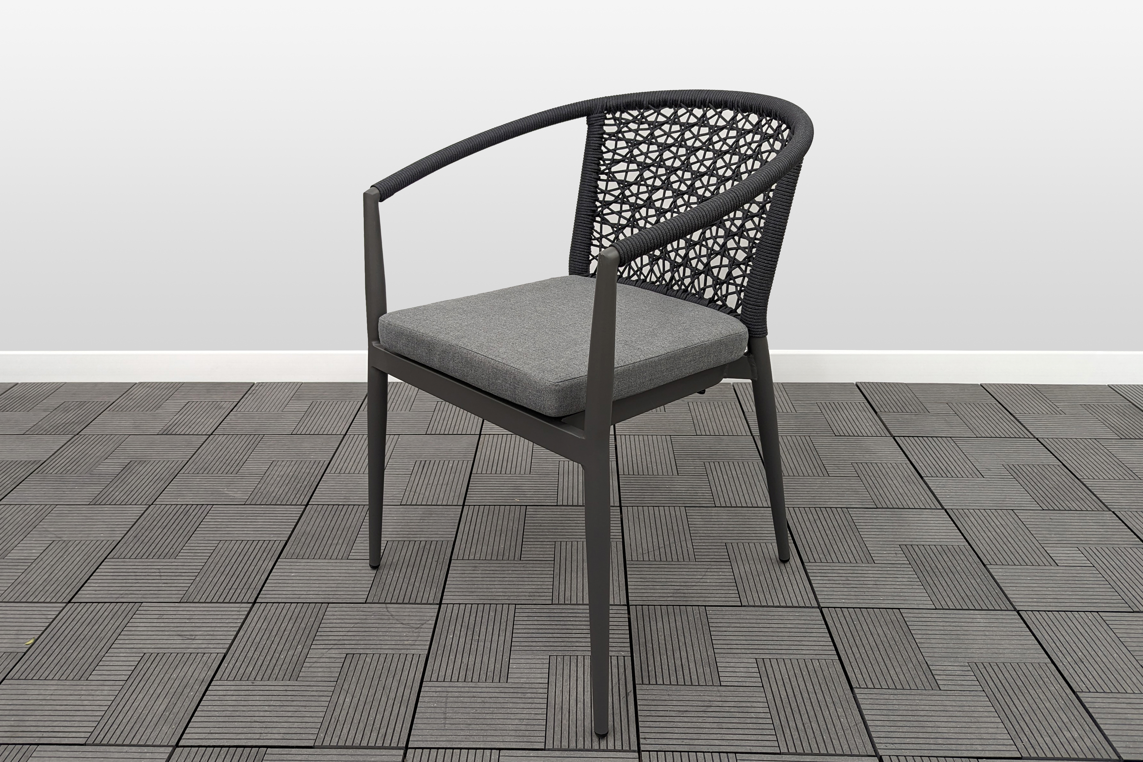 Изображение товара Кресло садовое Jinda Флора с подушкой и алюминиевым каркасом