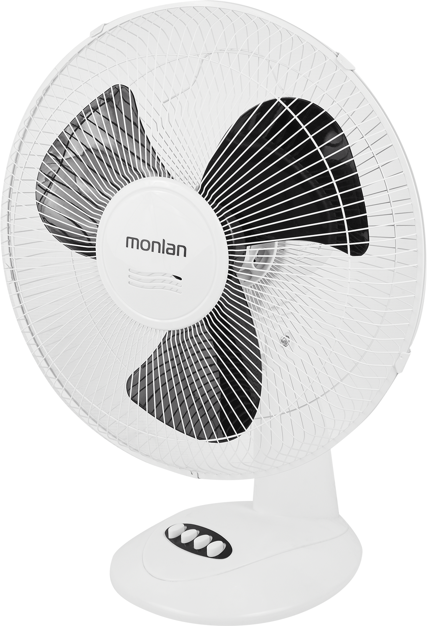 Изображение товара Настольный вентилятор Monlan MT-50BW 50 Вт 53 см бело-черный