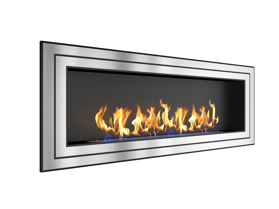 Изображение товара Биокамин встраиваемый ZeFire Sirius 1800 с живым пламенем для интерьера