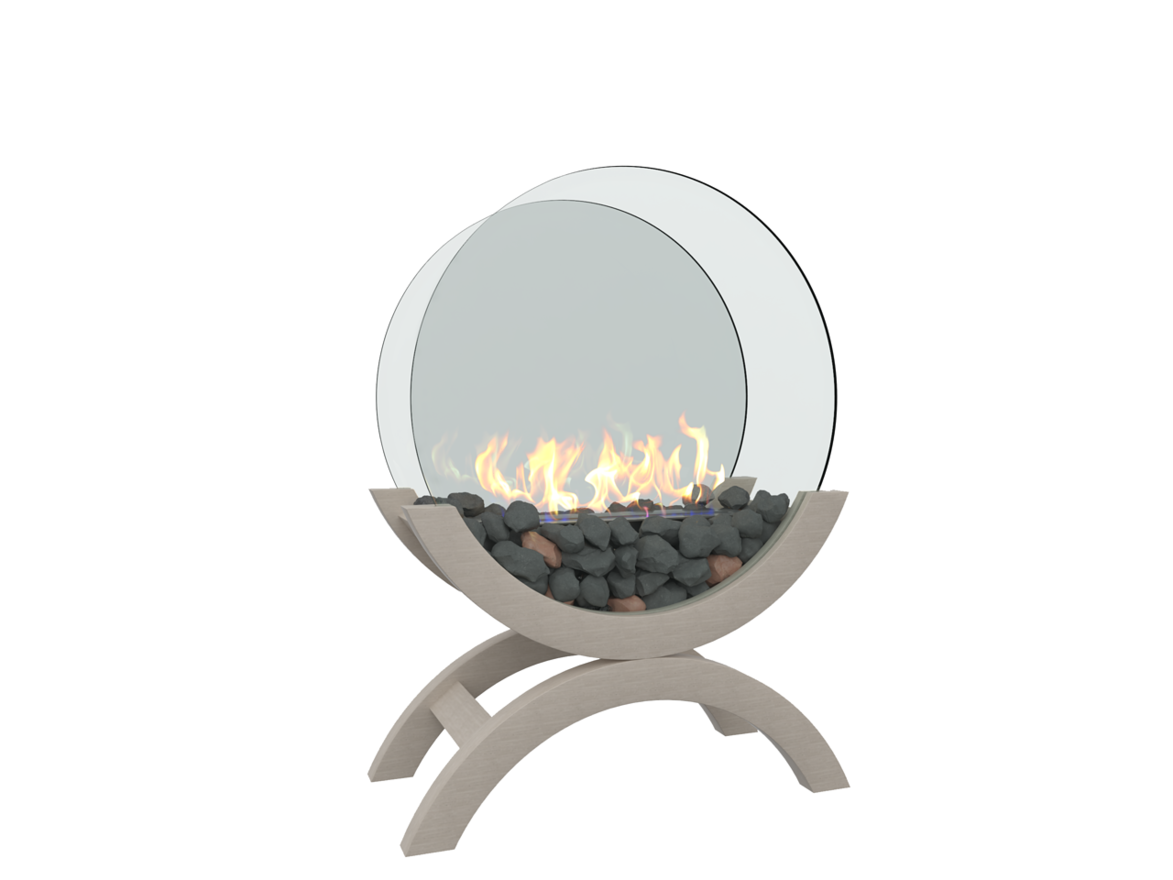 Изображение товара Биокамин напольный ZeFire Iris mini светлый