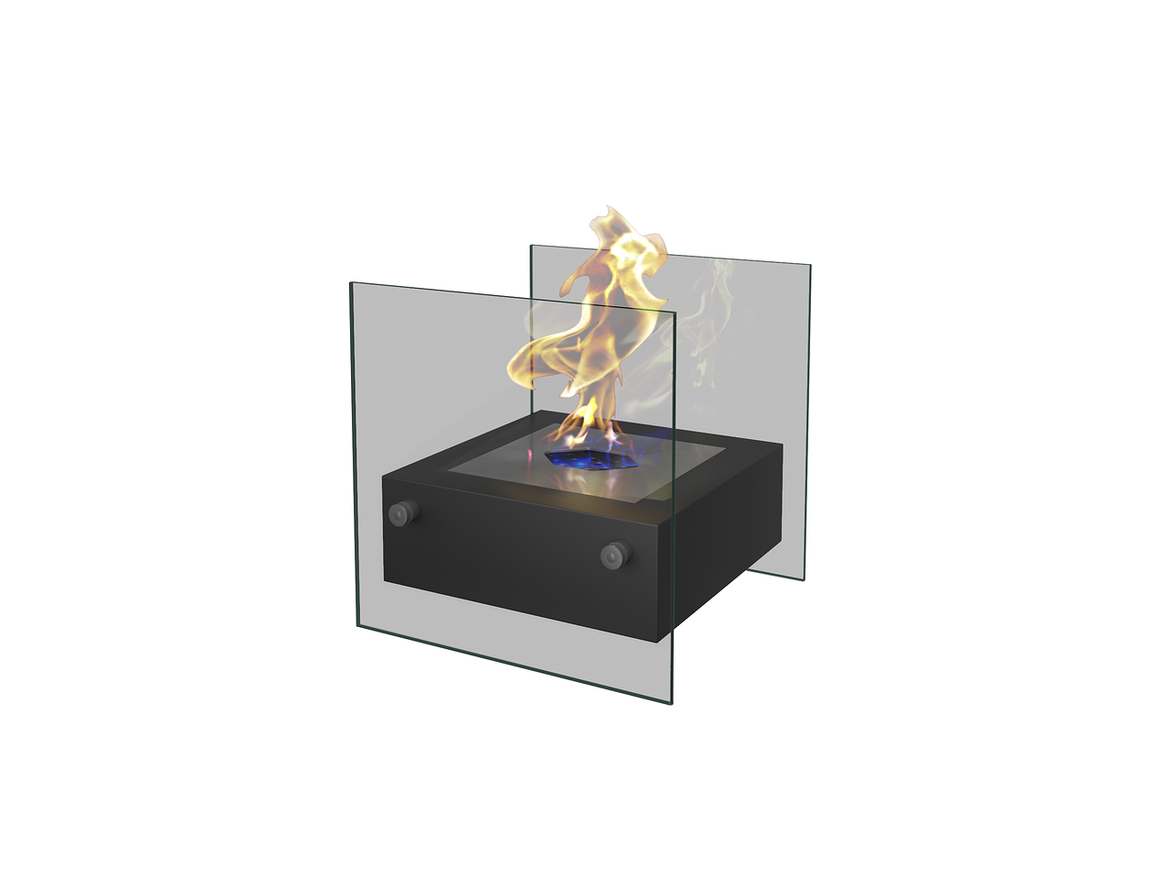 Изображение товара Настольный биокамин ZeFire Rubicon компактный стильный переносной огненный декор