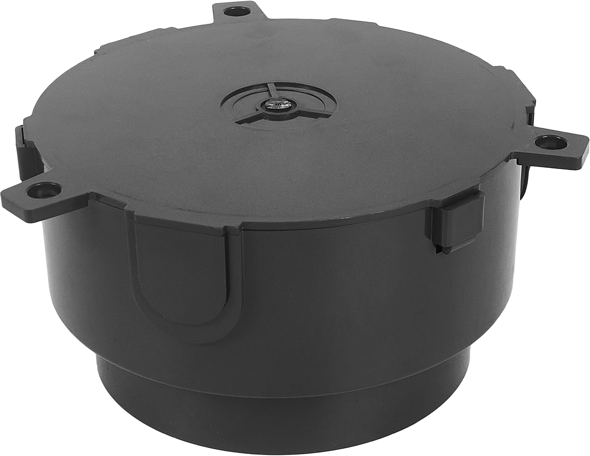 Коробка для люка в пол Экопласт D155 мм под бетон пластик цвет черный