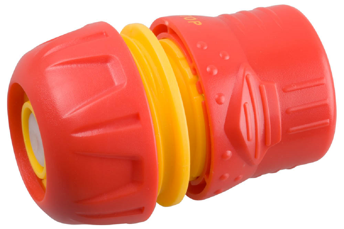 Изображение товара Быстросъёмный соединитель Grinda GF-34 для шланга 3/4″ с аквастопом