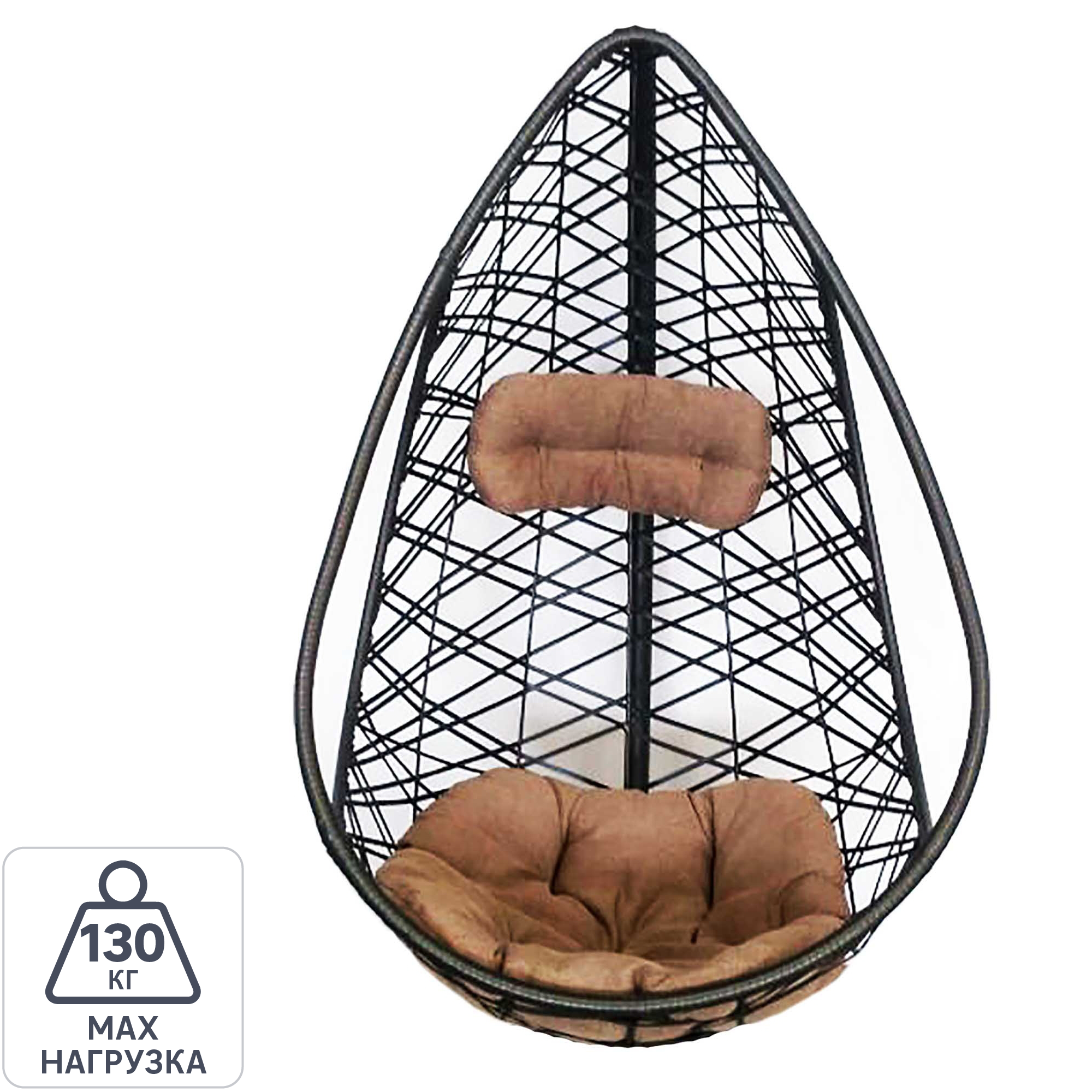 Изображение товара Кресло подвесное «Кения», цвет коричневый (без опоры)