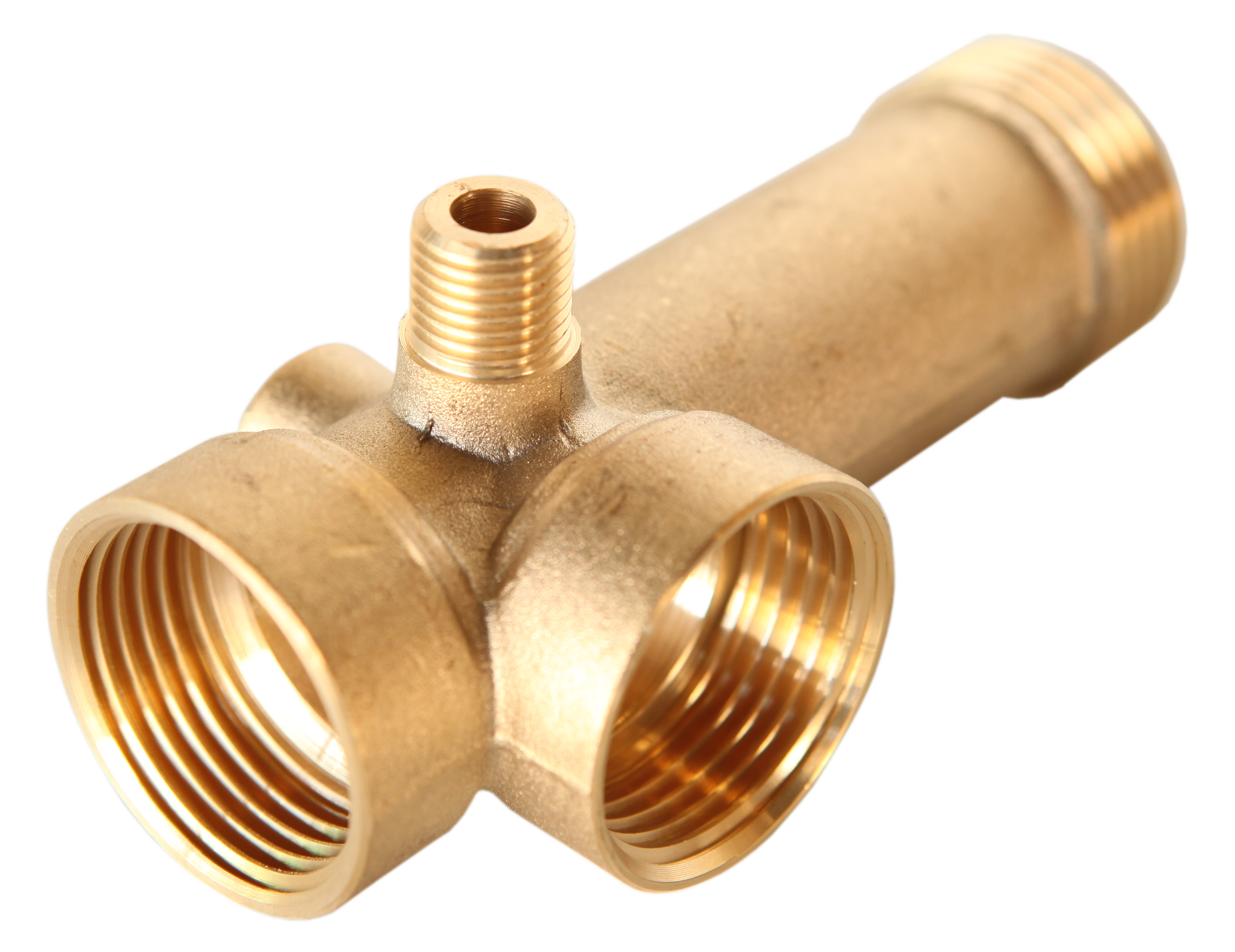 Изображение товара Штуцер Eterna 1x1x1x1/4x1/4 ВР-НР латунь для водоснабжения