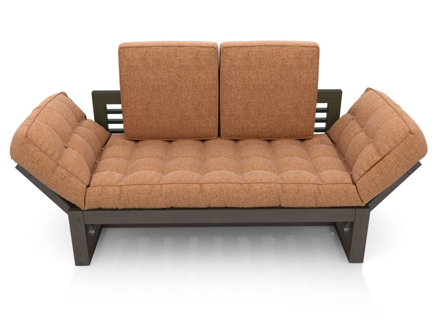 Изображение товара Кушетка Arsko Балтик 170x65x69 см из массива дерева с трансформацией коричневая