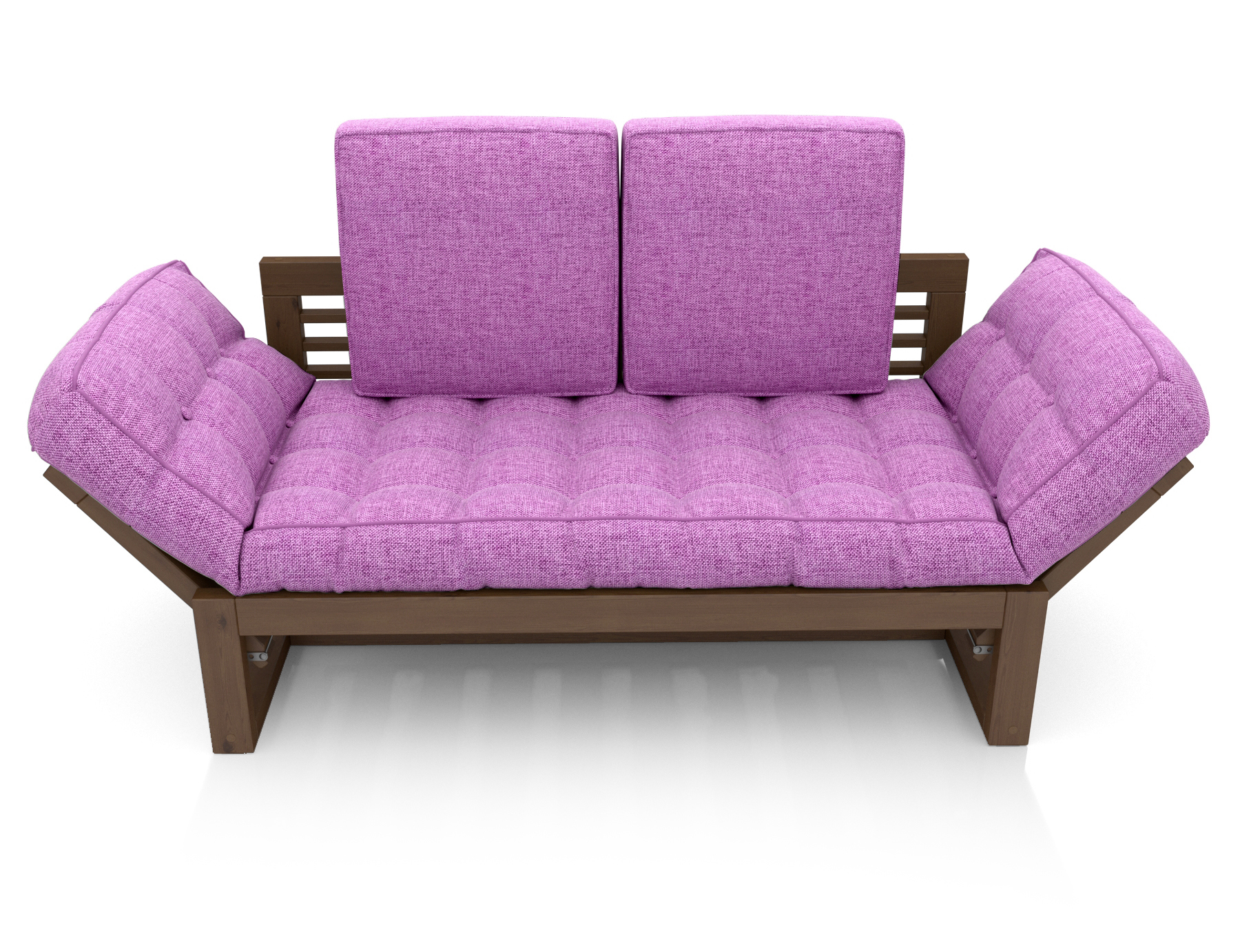 Изображение товара Кушетка Арско Балтик 170x65x69 см из дерева с трансформацией, розовая