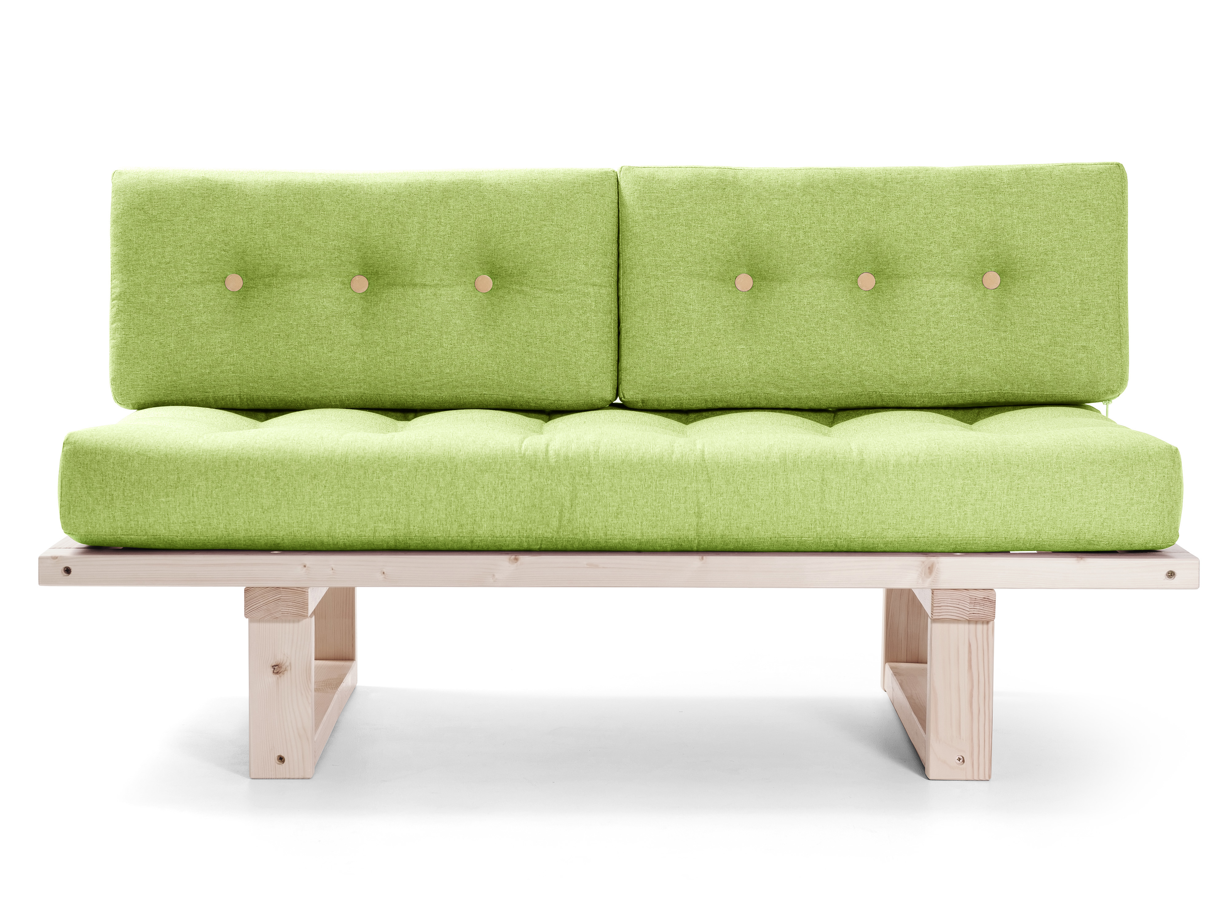 Изображение товара Кушетка Arsko Торн 140x75x70 см массив дерева цвет зеленый