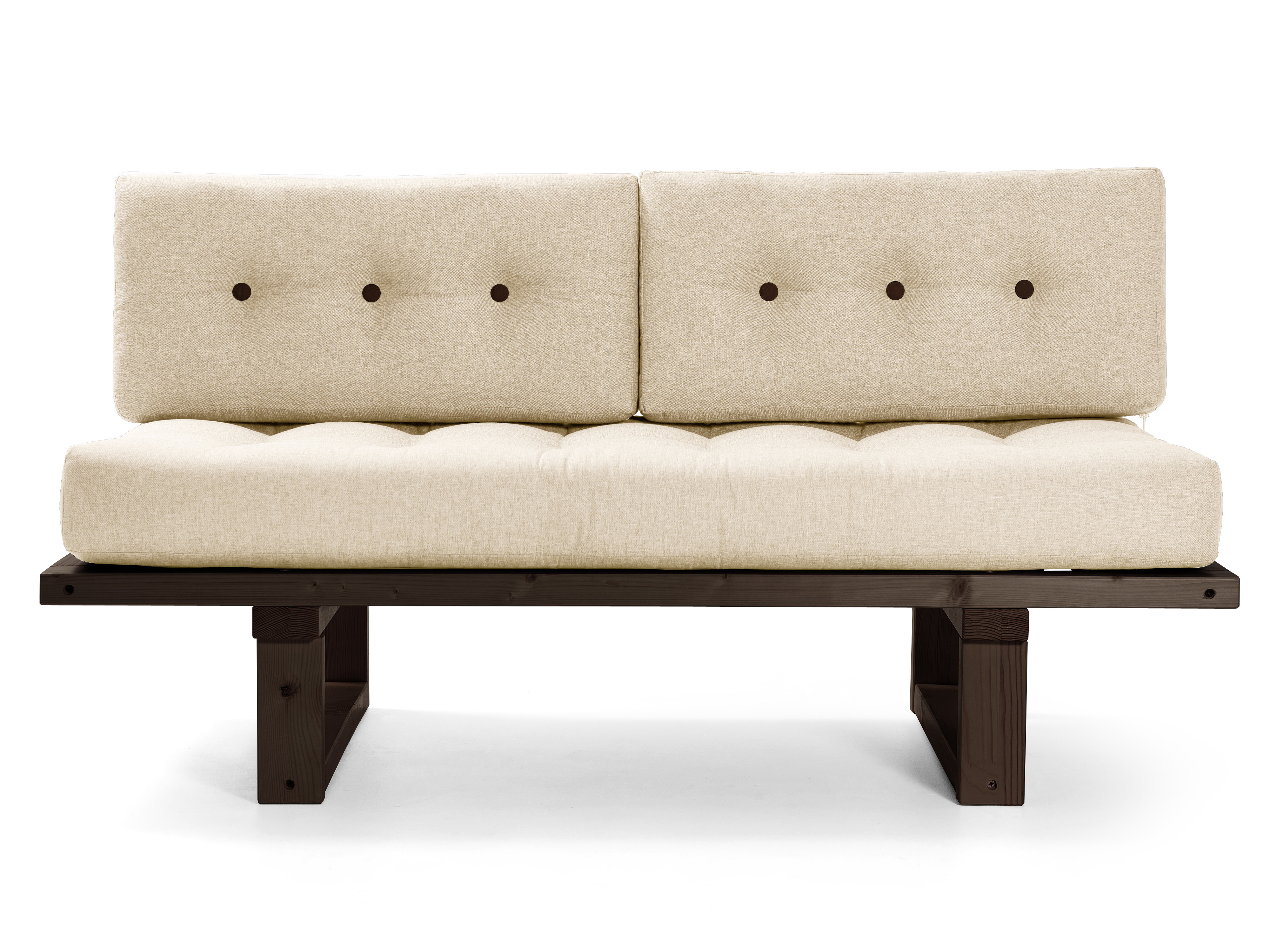 Изображение товара Кушетка Arsko Торн 140x75 см из массива дерева цвет молочный