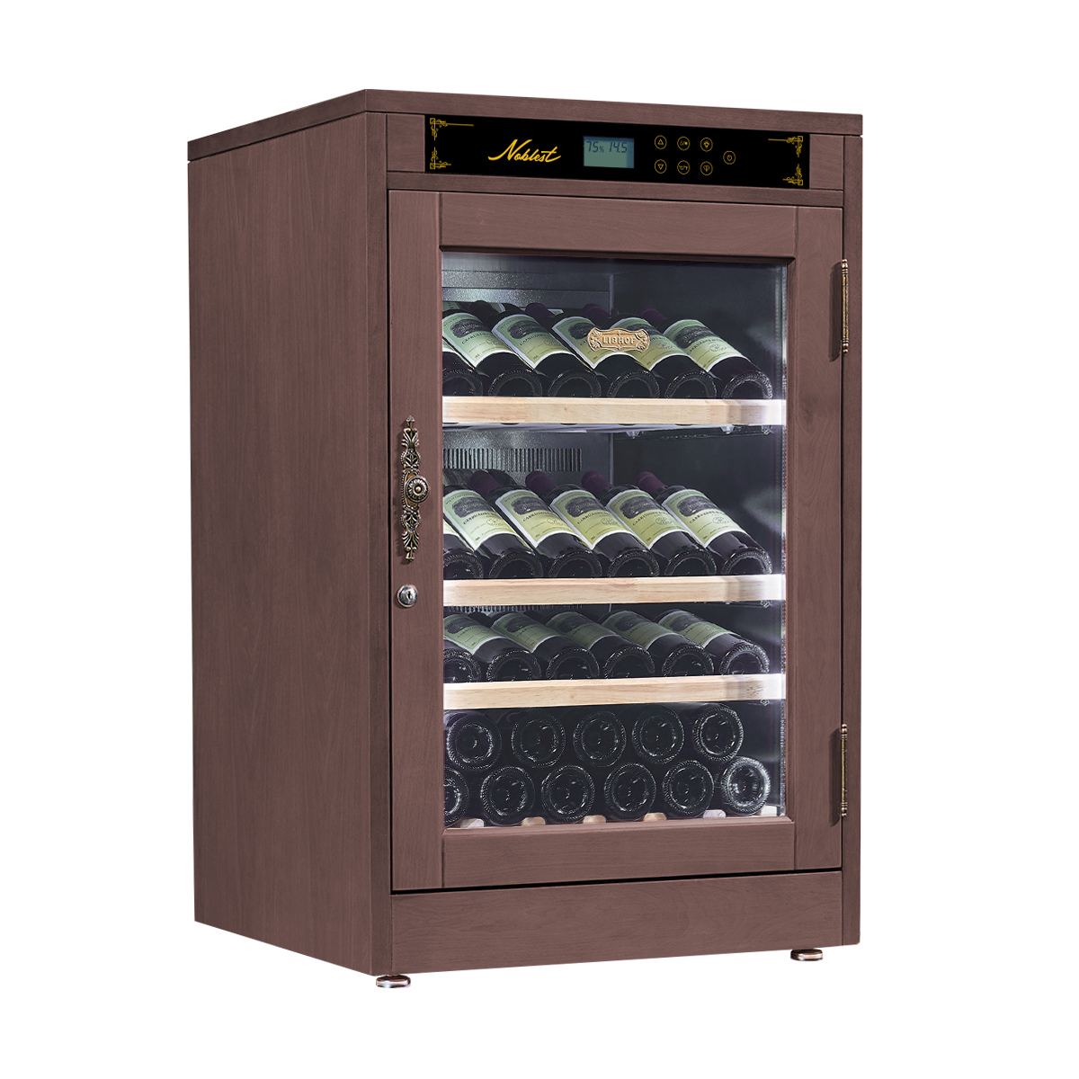 Изображение товара Винный шкаф Libhof Noblest NP-43 для хранения 43 бутылок в стиле орех