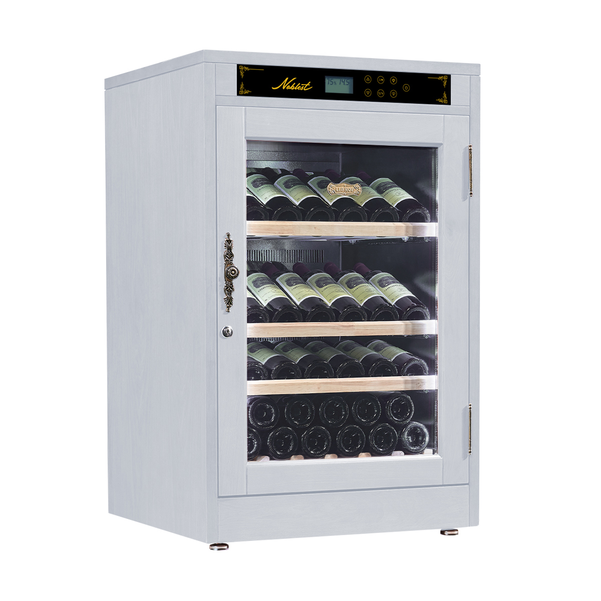 Изображение товара Винный шкаф Libhof Noblest NP-43 64x102x61см цвет белый