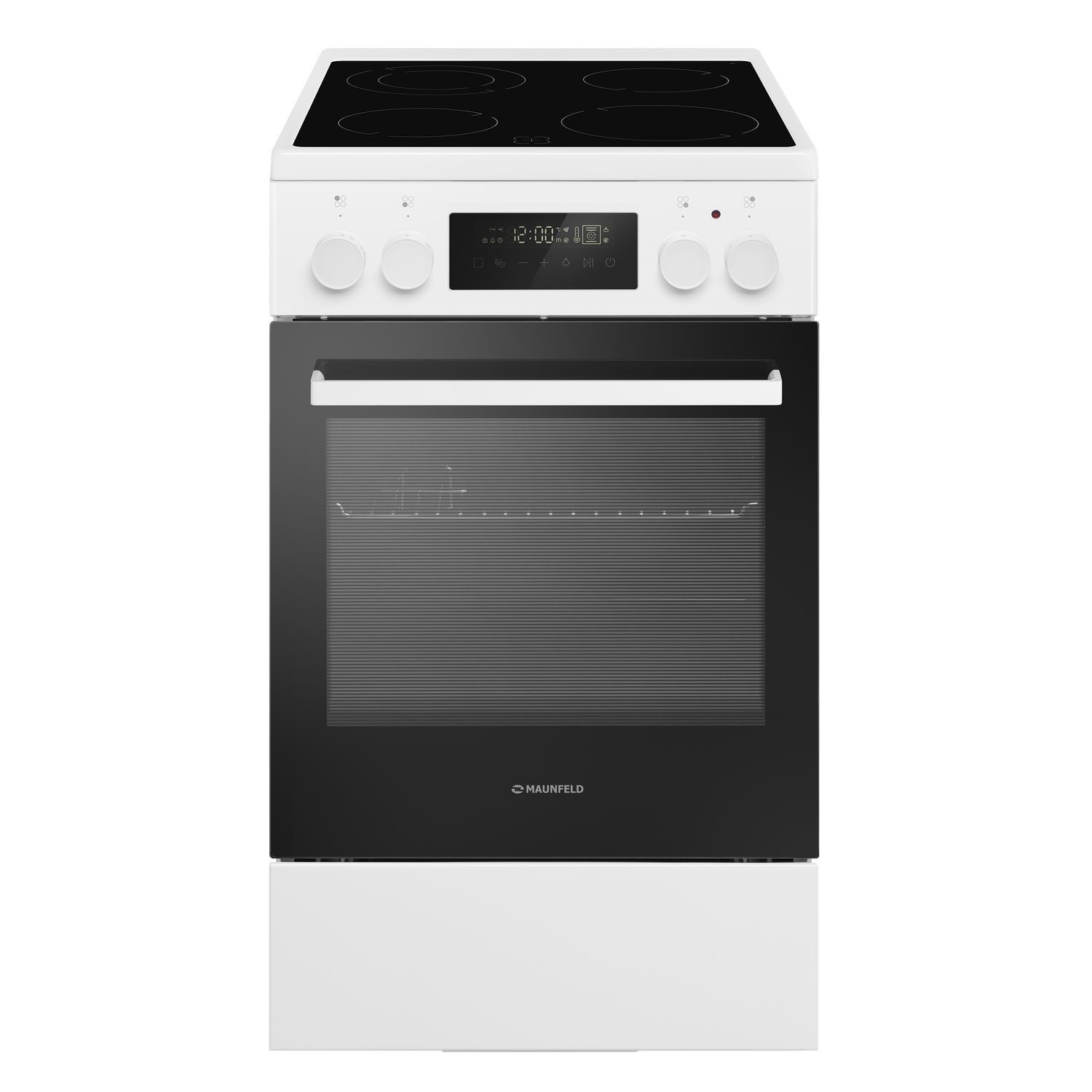 Изображение товара Электрическая плита MAUNFELD MEC511CW09TD с духовкой 50x85 см белая